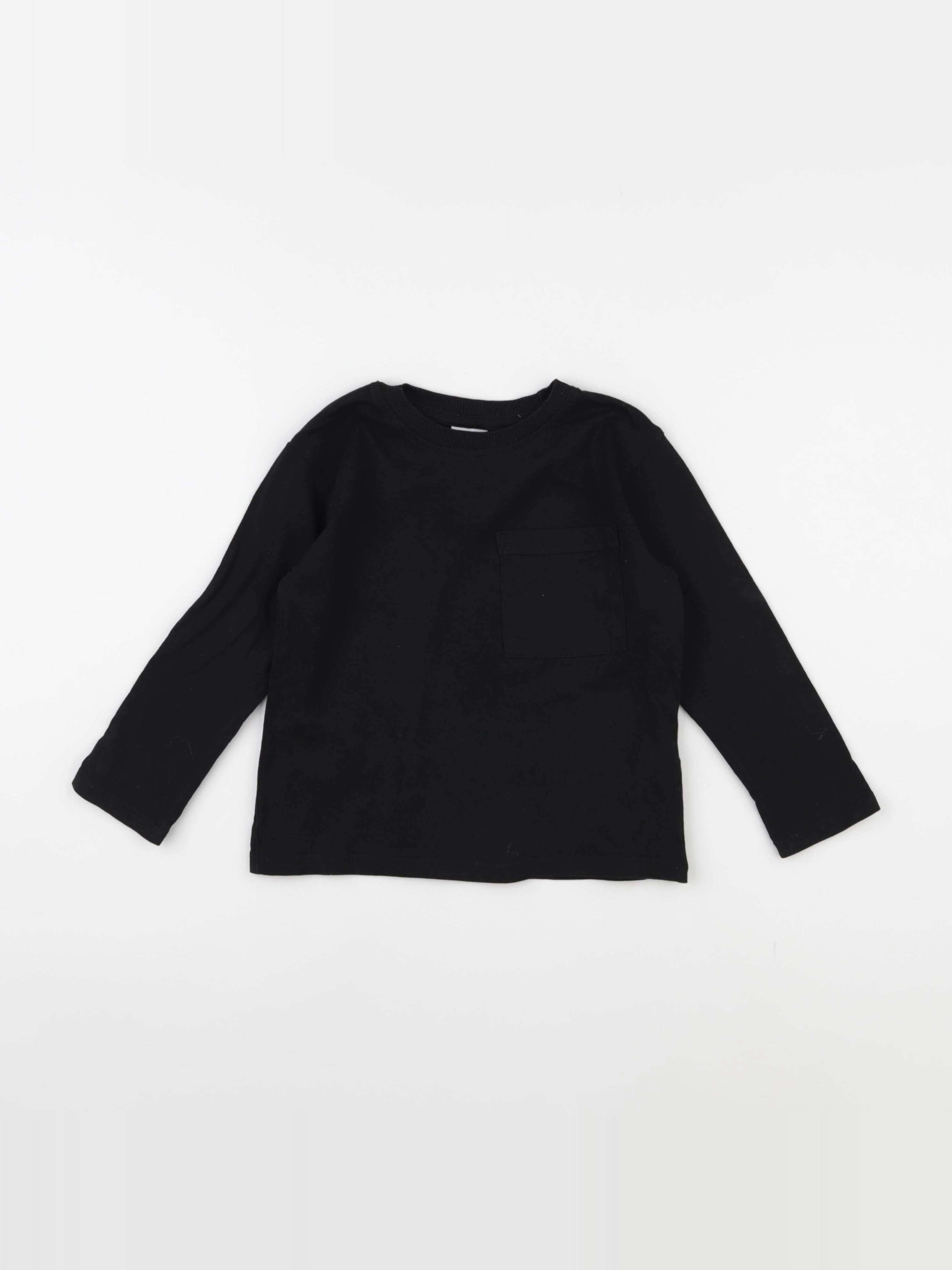 Zara - tee-shirt noir - 2/3 ans