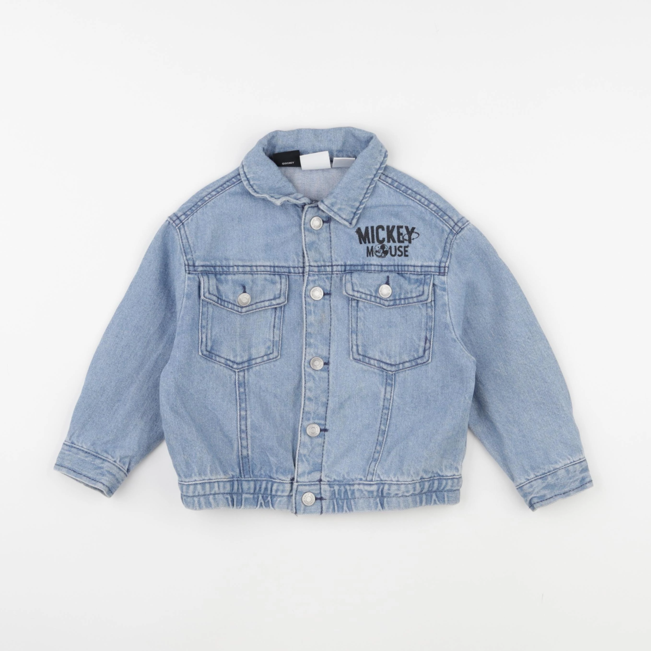 Zara - veste imprimé au dos bleu - 18/24 mois