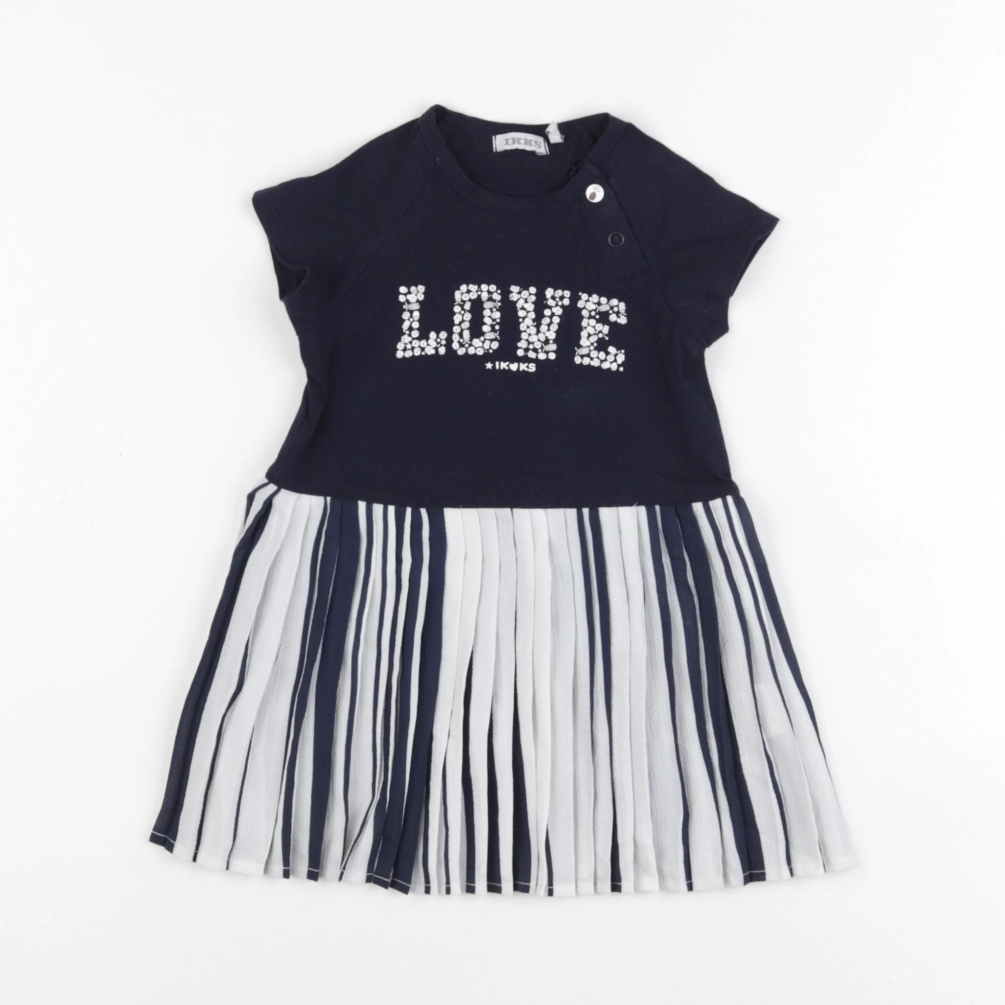 IKKS - robe bleu - 18 mois