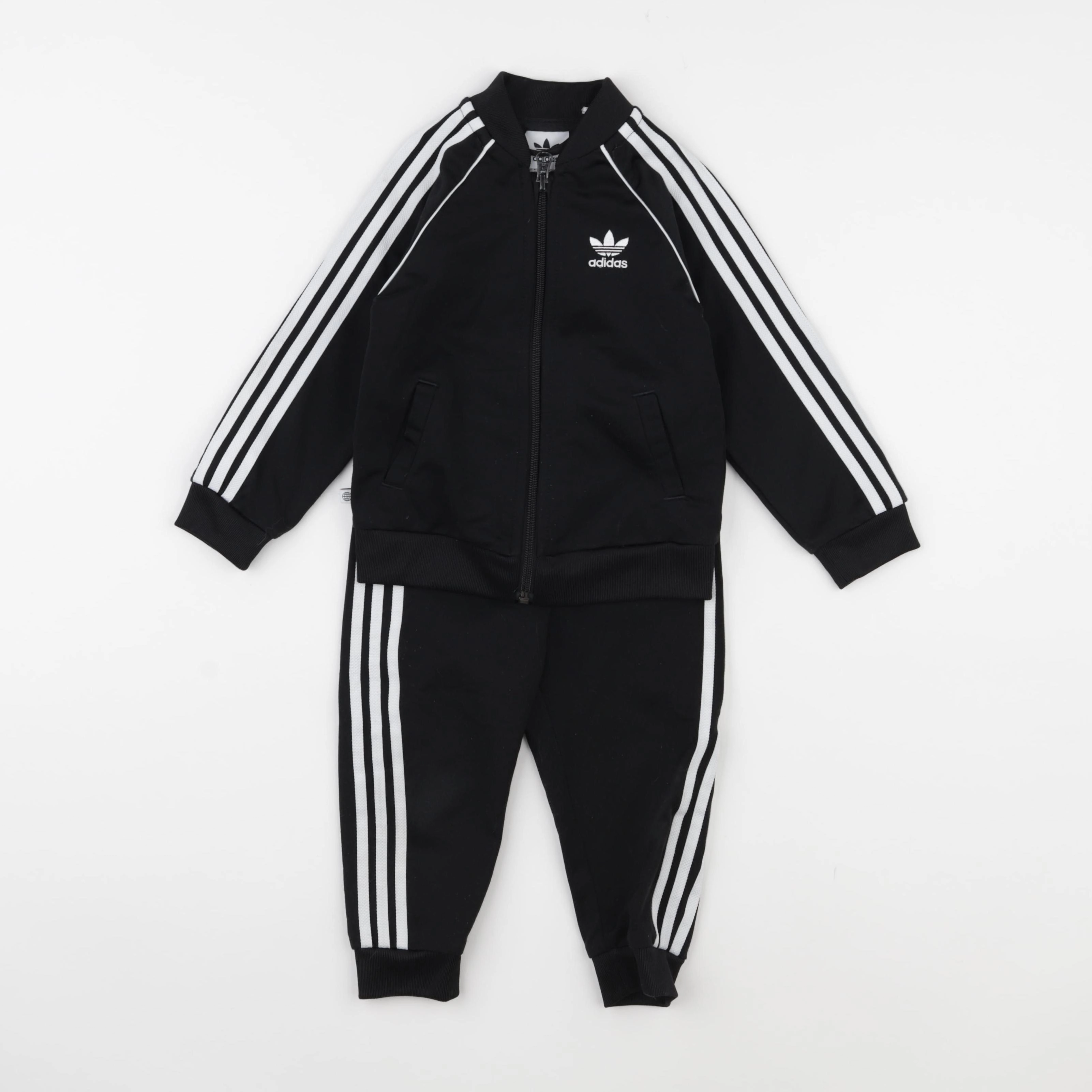 Adidas - ensemble noir - 12/18 mois