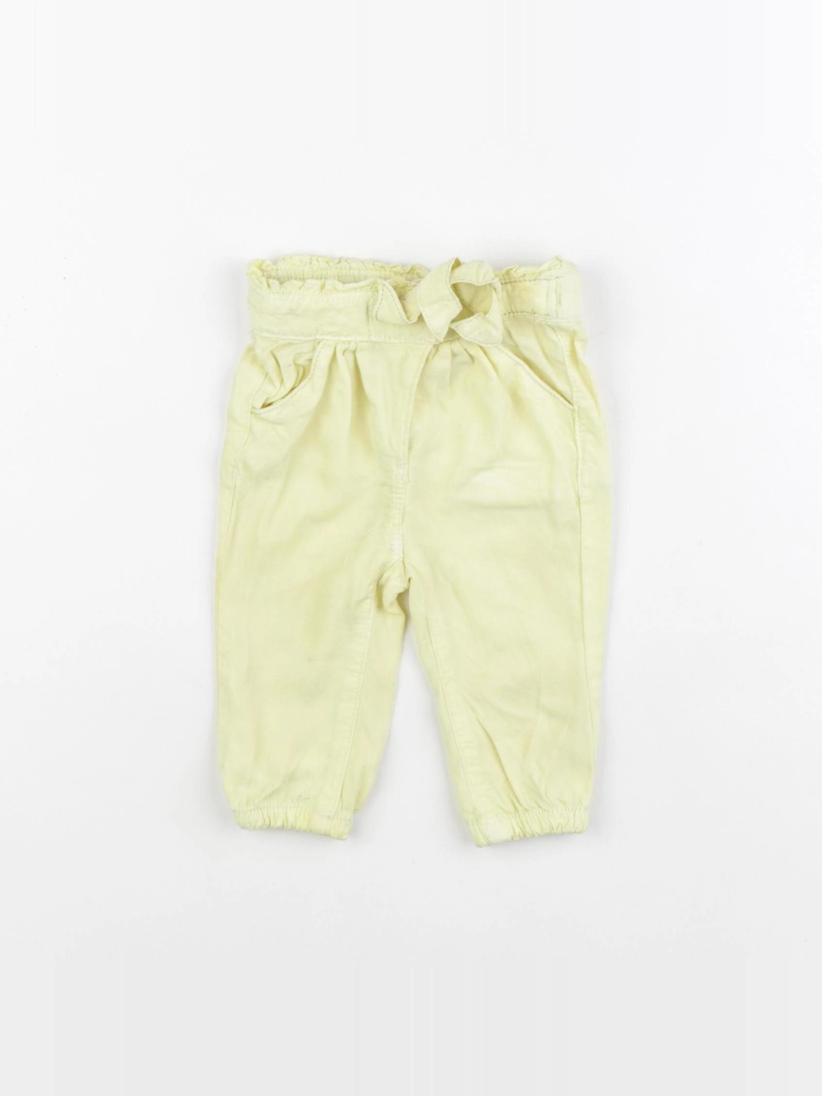 Tape à l'oeil - pantalon jaune - 3 mois