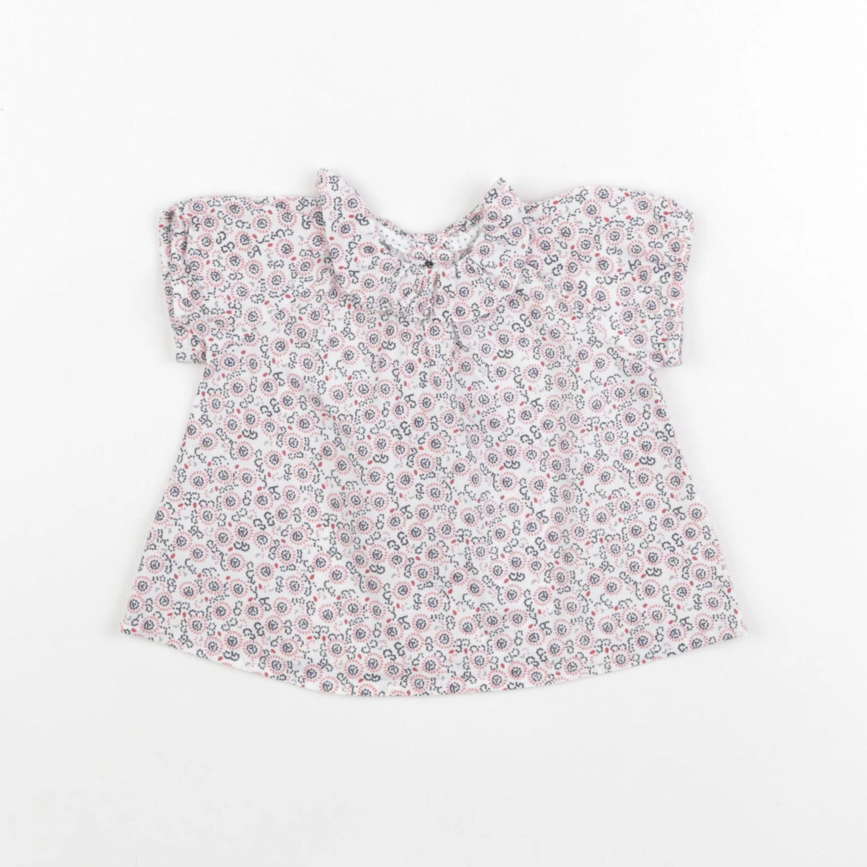 Petit Bateau - blouse blanc - 3 mois
