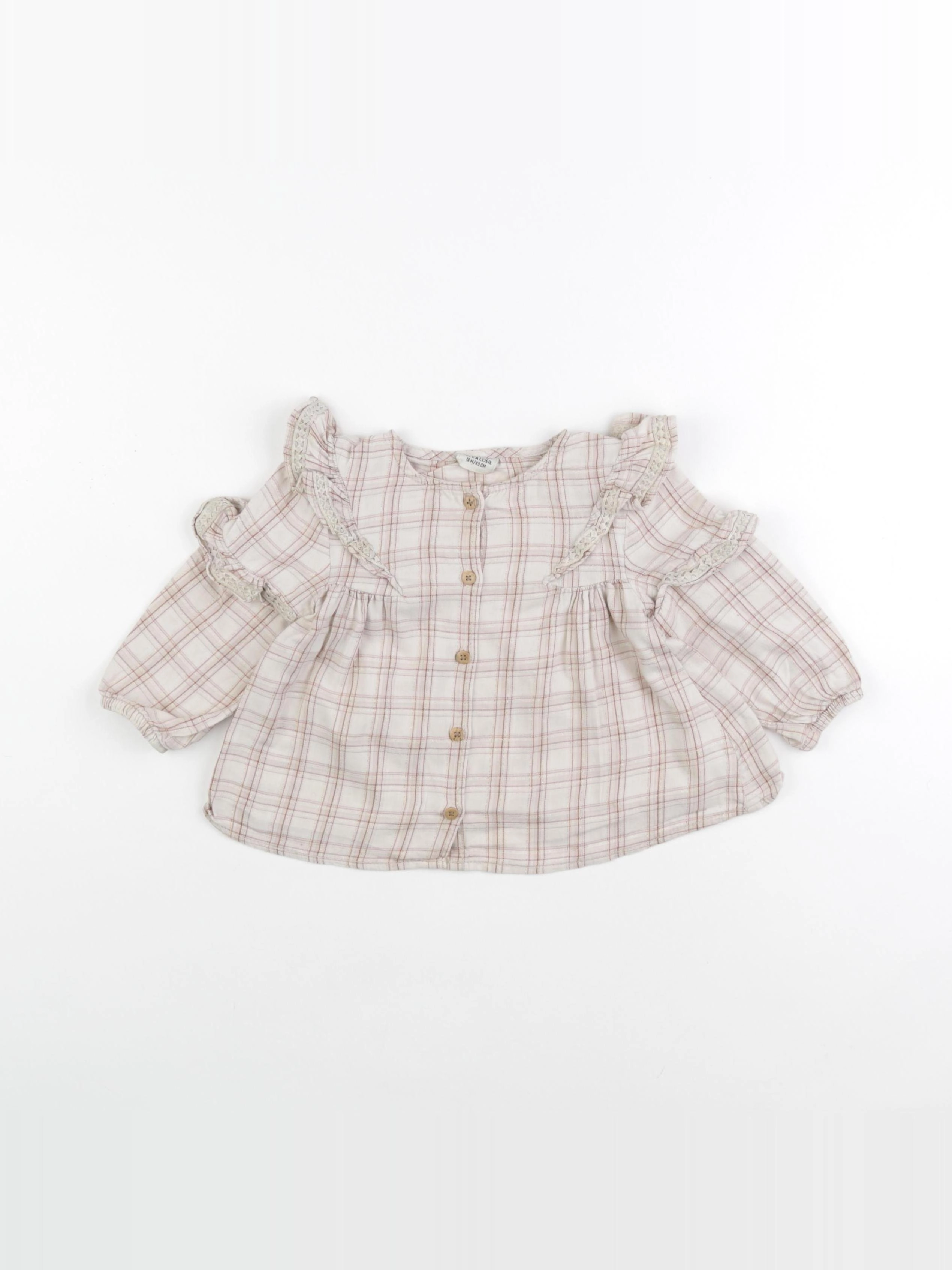 Tape à l'oeil - blouse beige - 18 mois