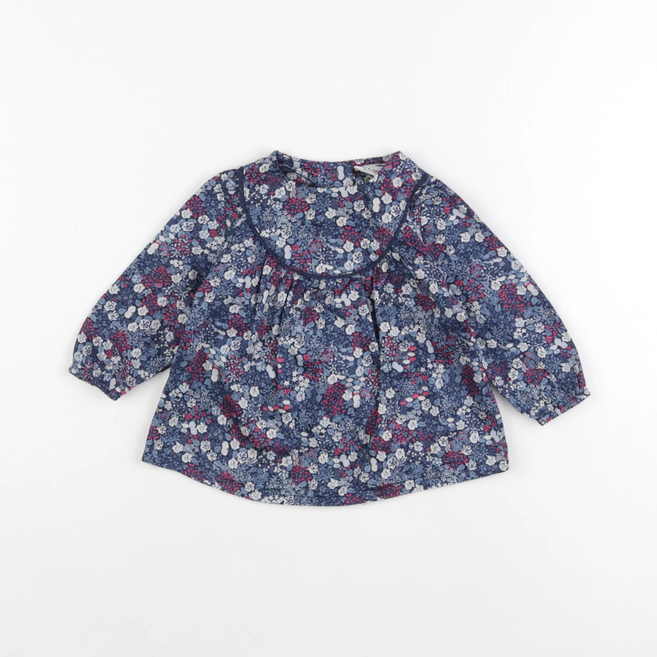 Tape à l'oeil - blouse bleu - 9 mois
