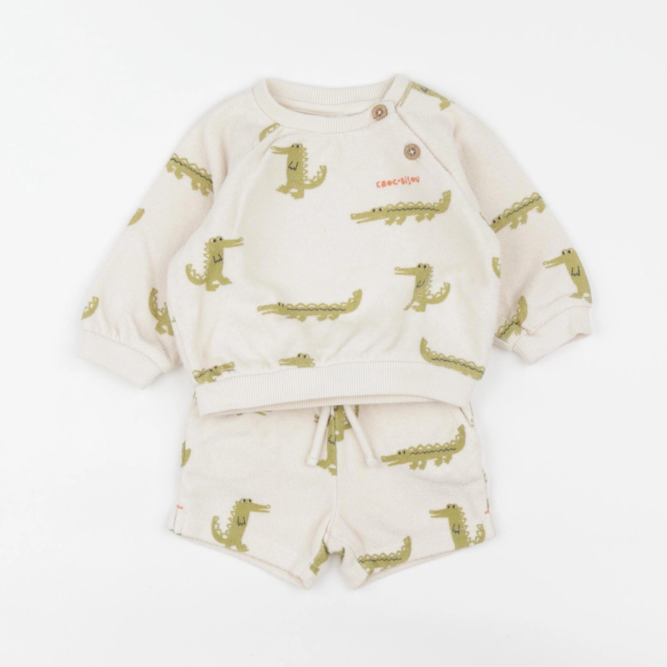 Tape à l'oeil - ensemble beige - 3 mois