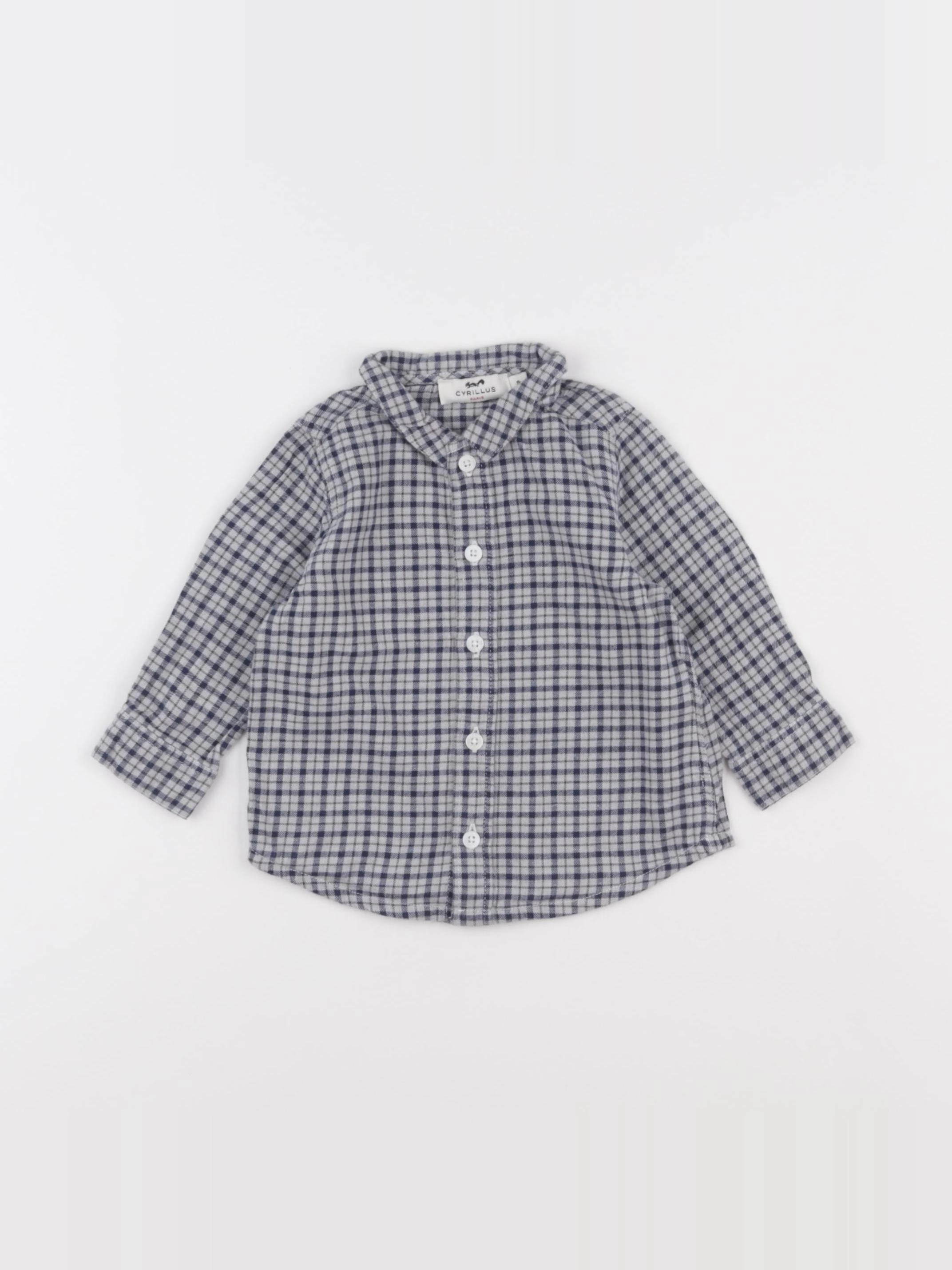 Cyrillus - chemise multicolore - 9 mois