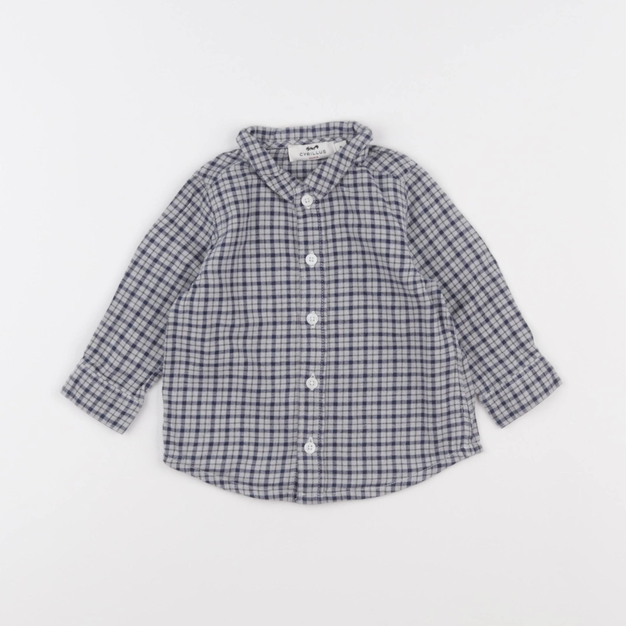 Cyrillus - chemise multicolore - 9 mois