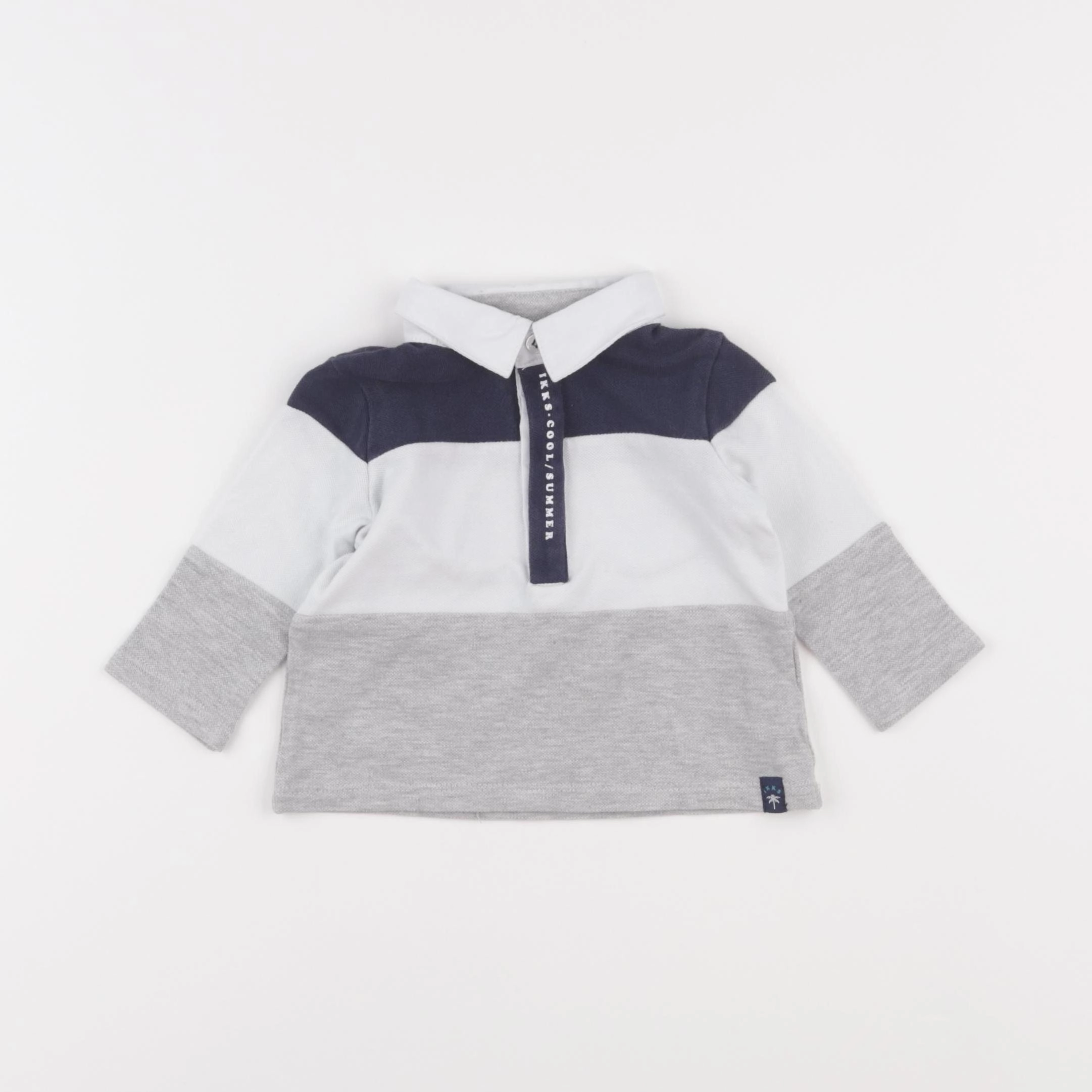 IKKS - polo imprimé au dos multicolore - 6 mois