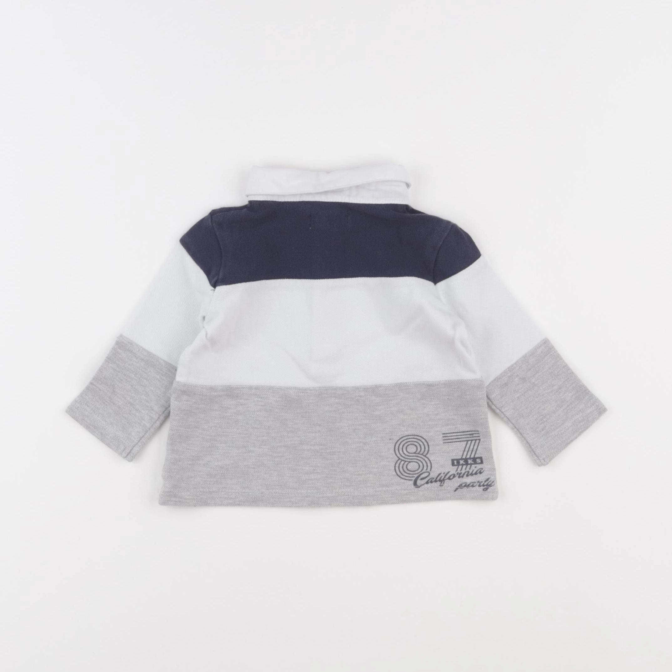 IKKS - polo imprimé au dos multicolore - 6 mois