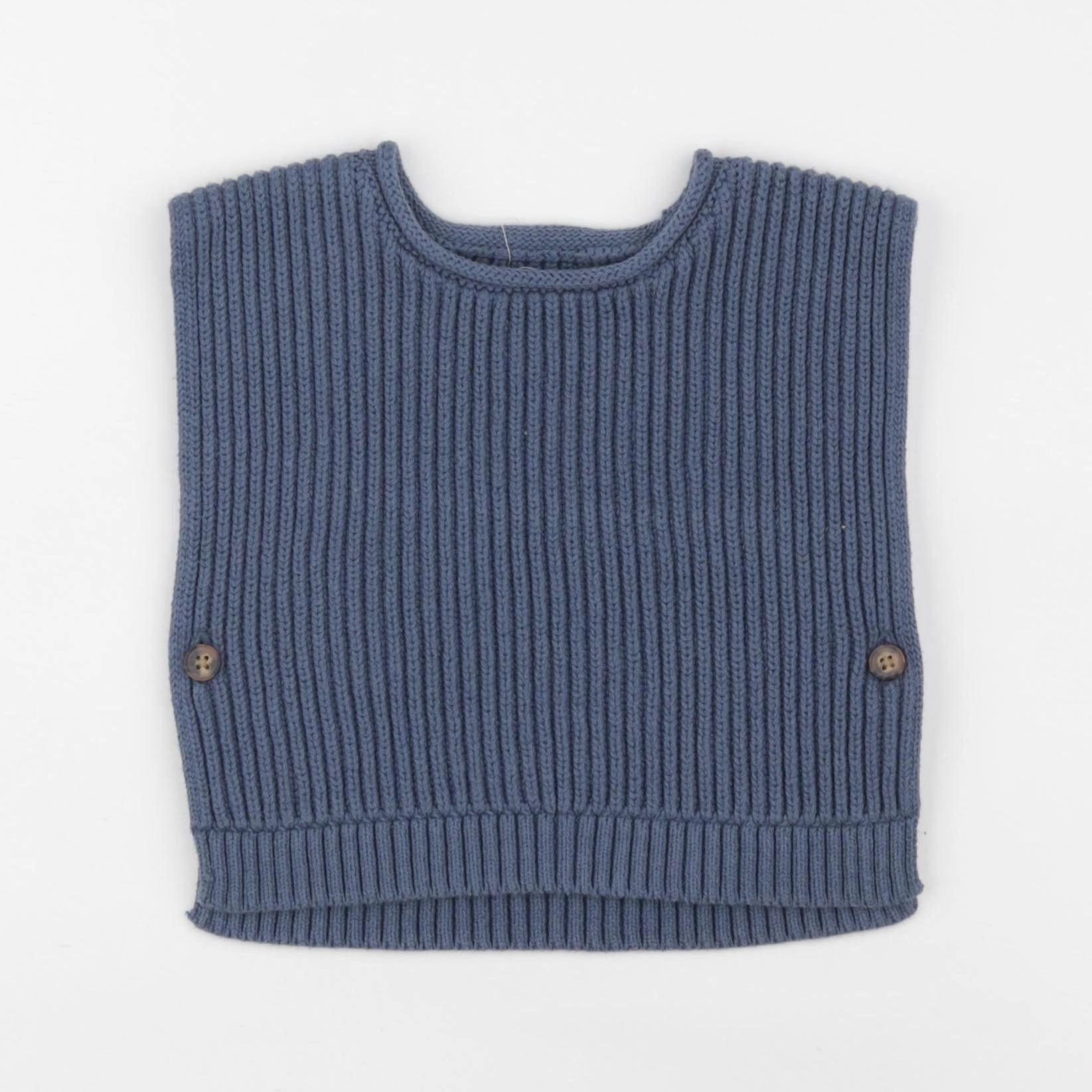 Vertbaudet - pull bleu - 12 mois