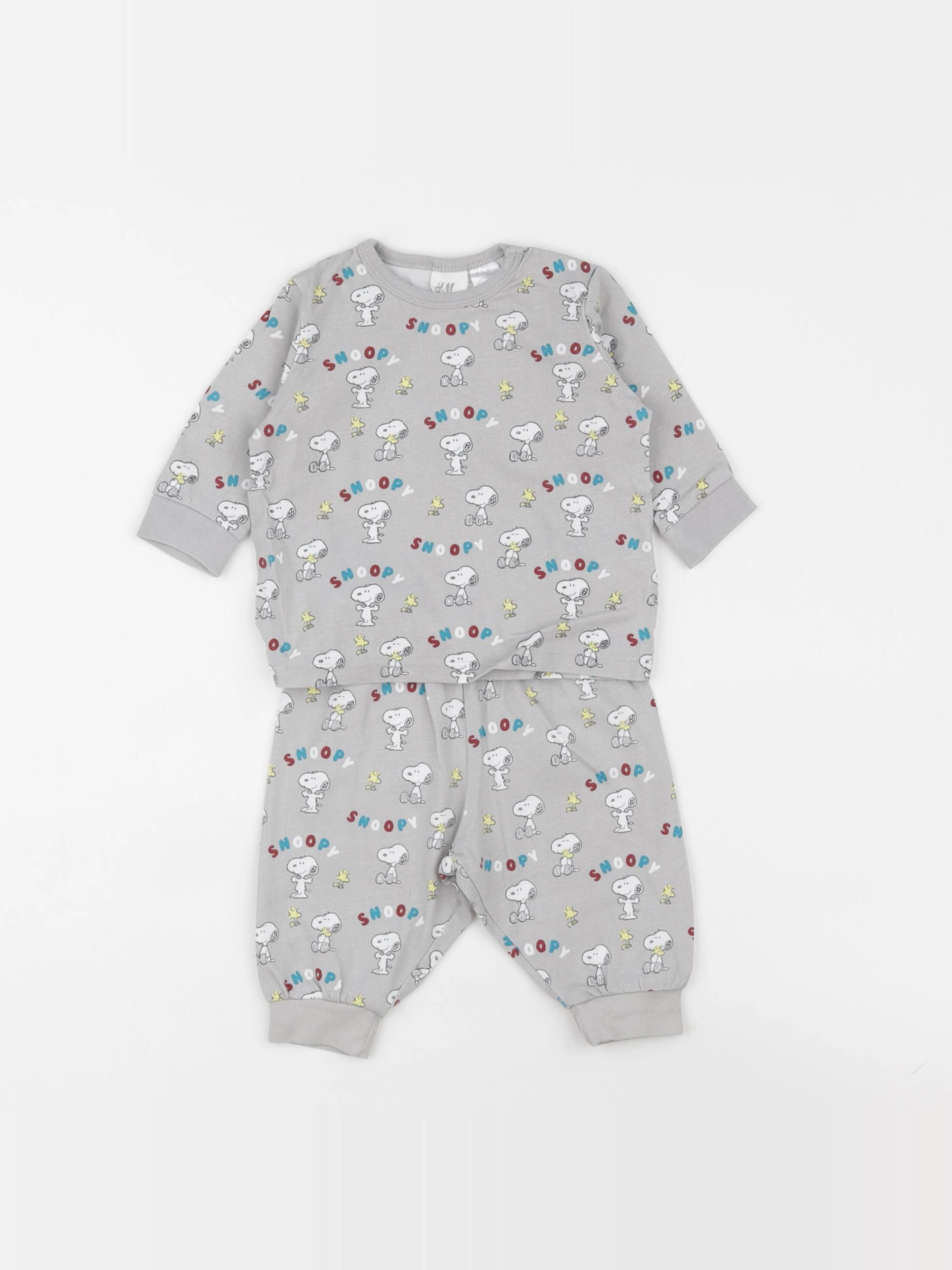 H&M - pyjama coton multicolore - 1/2 mois