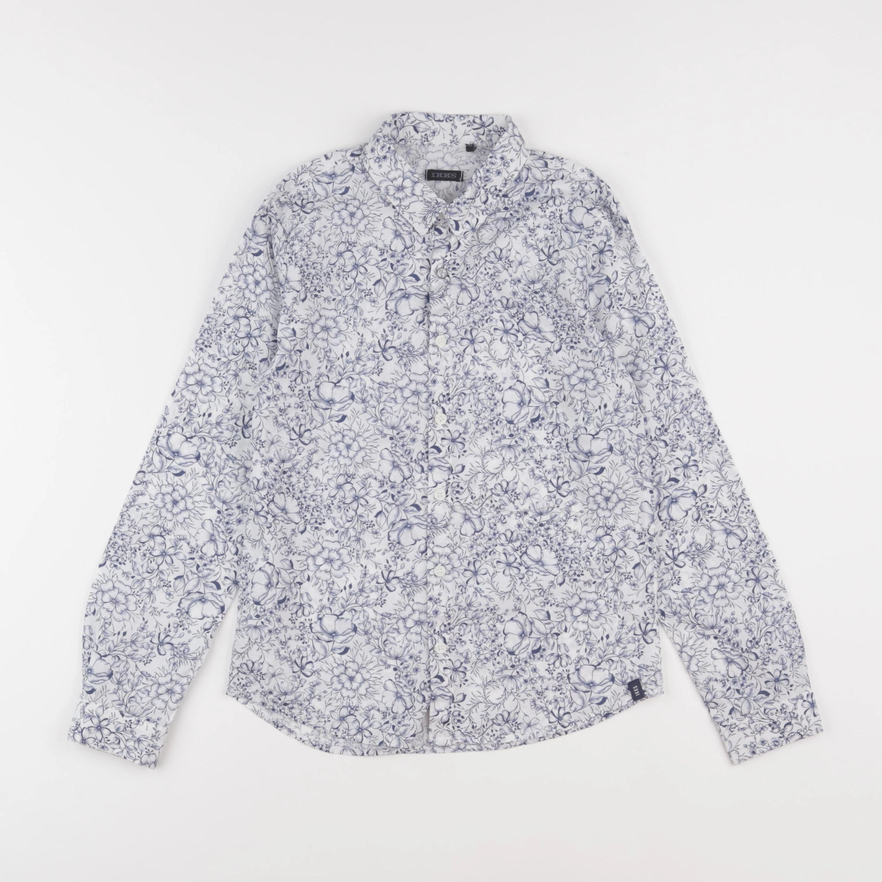 IKKS - chemise bleu - 10 ans