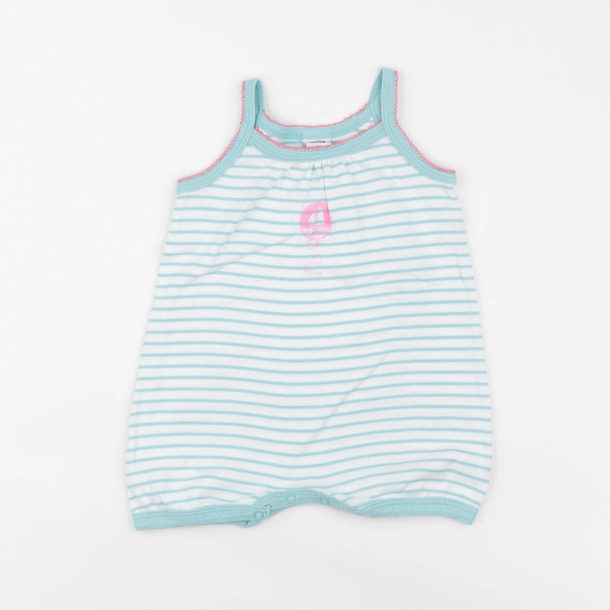 Petit Bateau - combinaison bleu - 6 mois