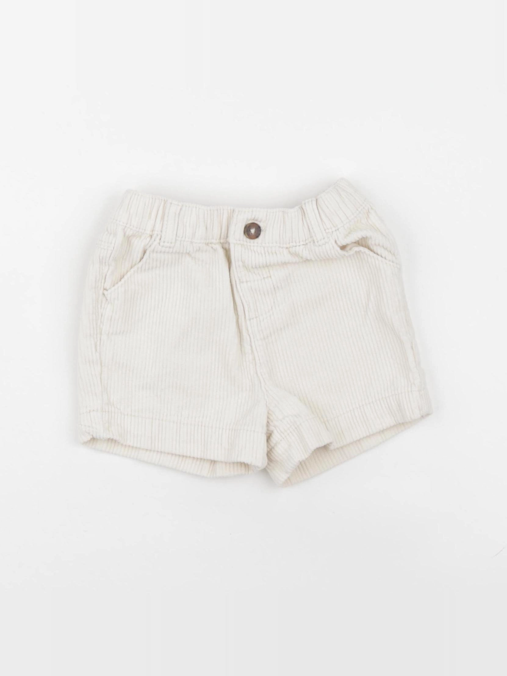 Vertbaudet - short beige - 12 mois