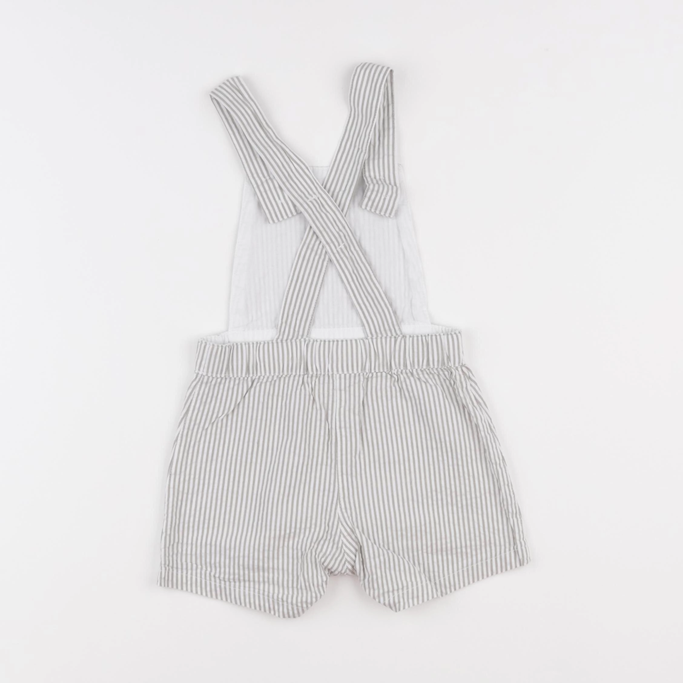 Petit Bateau - salopette multicolore - 6 mois