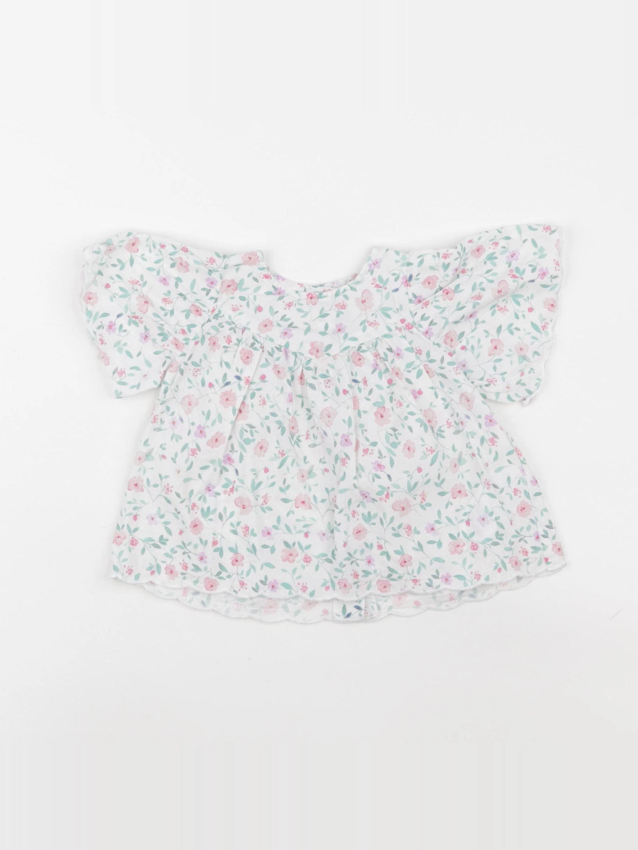 Vertbaudet - blouse blanc - 9 mois