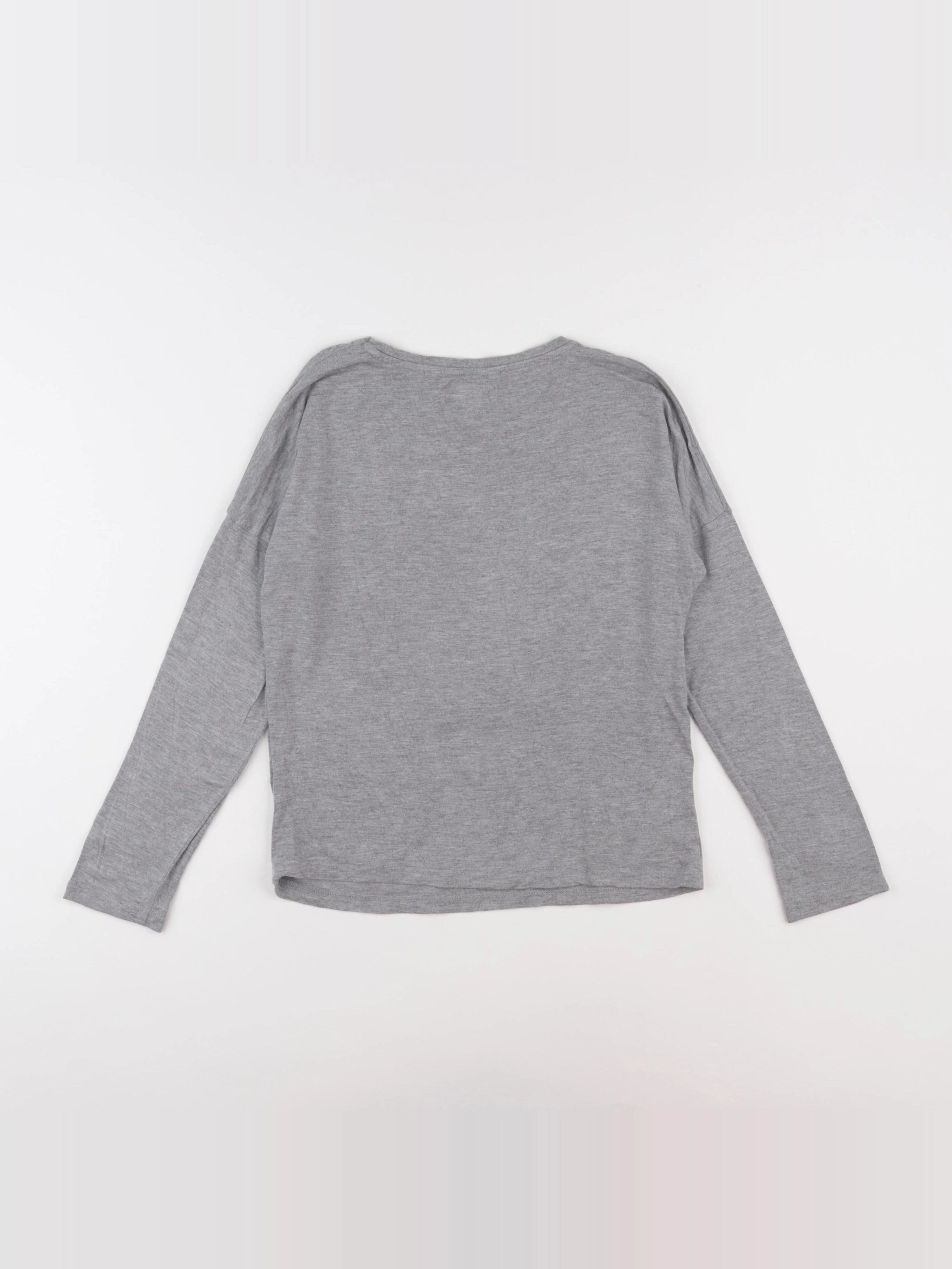 IKKS - tee-shirt gris - 10 ans