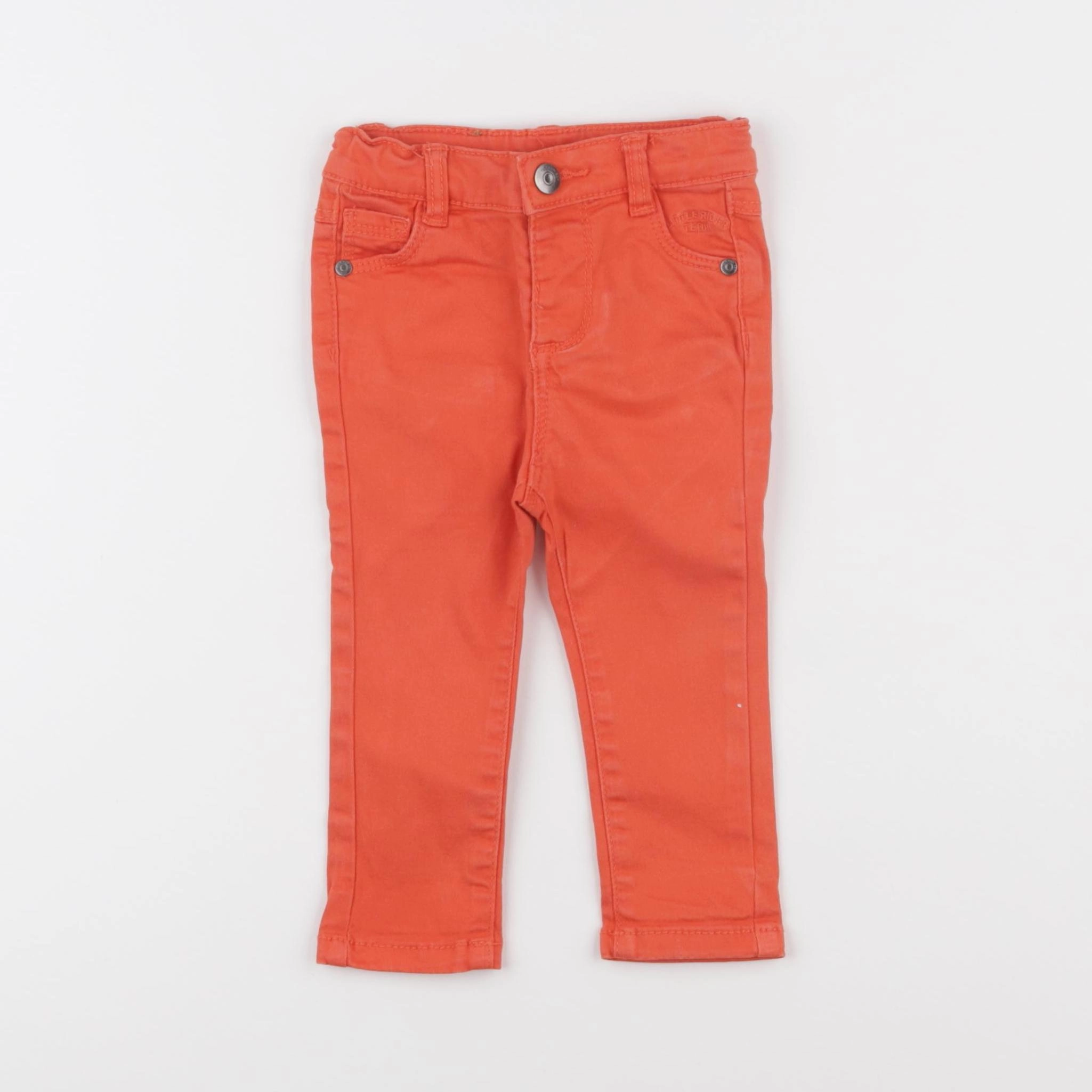 Tape à l'oeil - pantalon orange - 6 mois