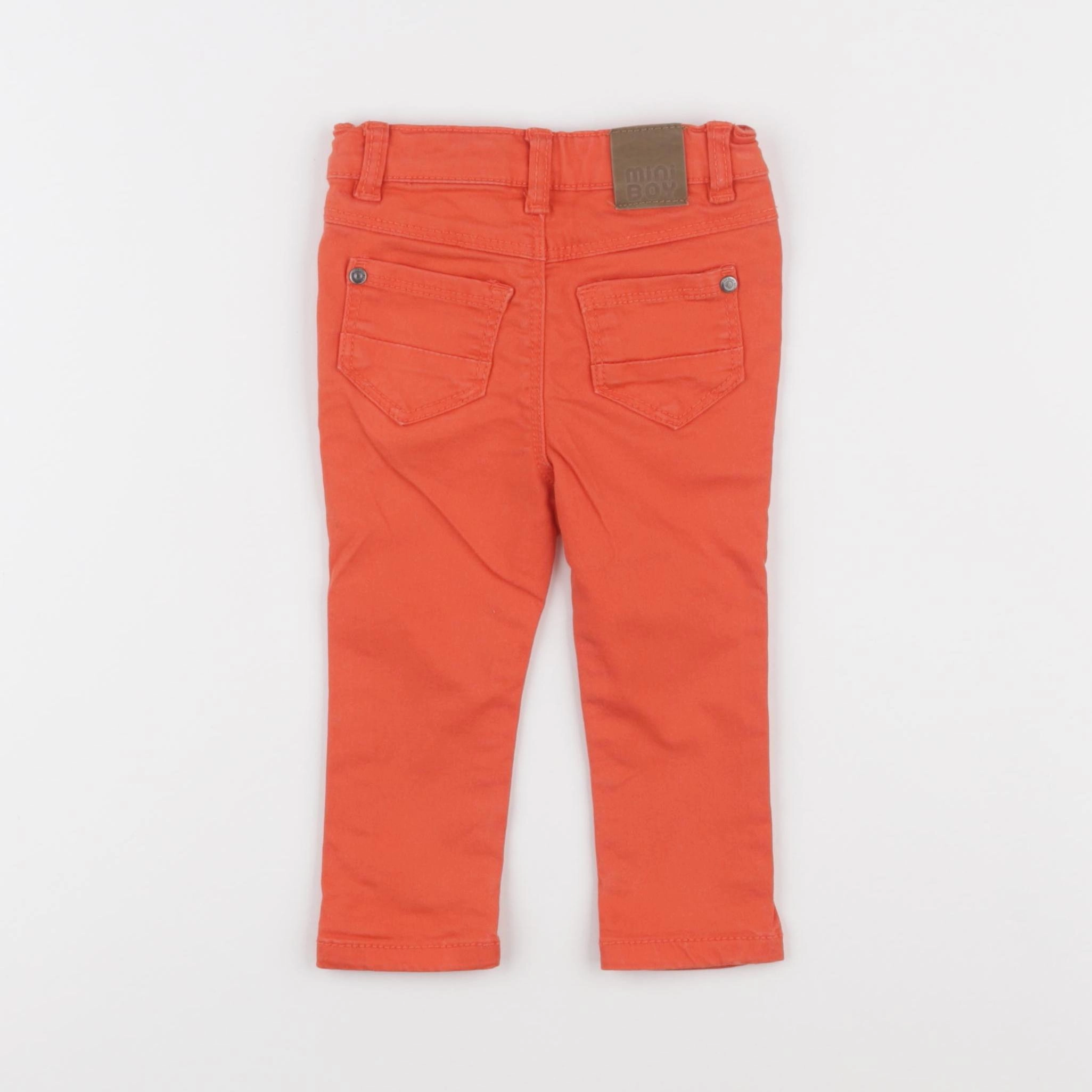 Tape à l'oeil - pantalon orange - 6 mois