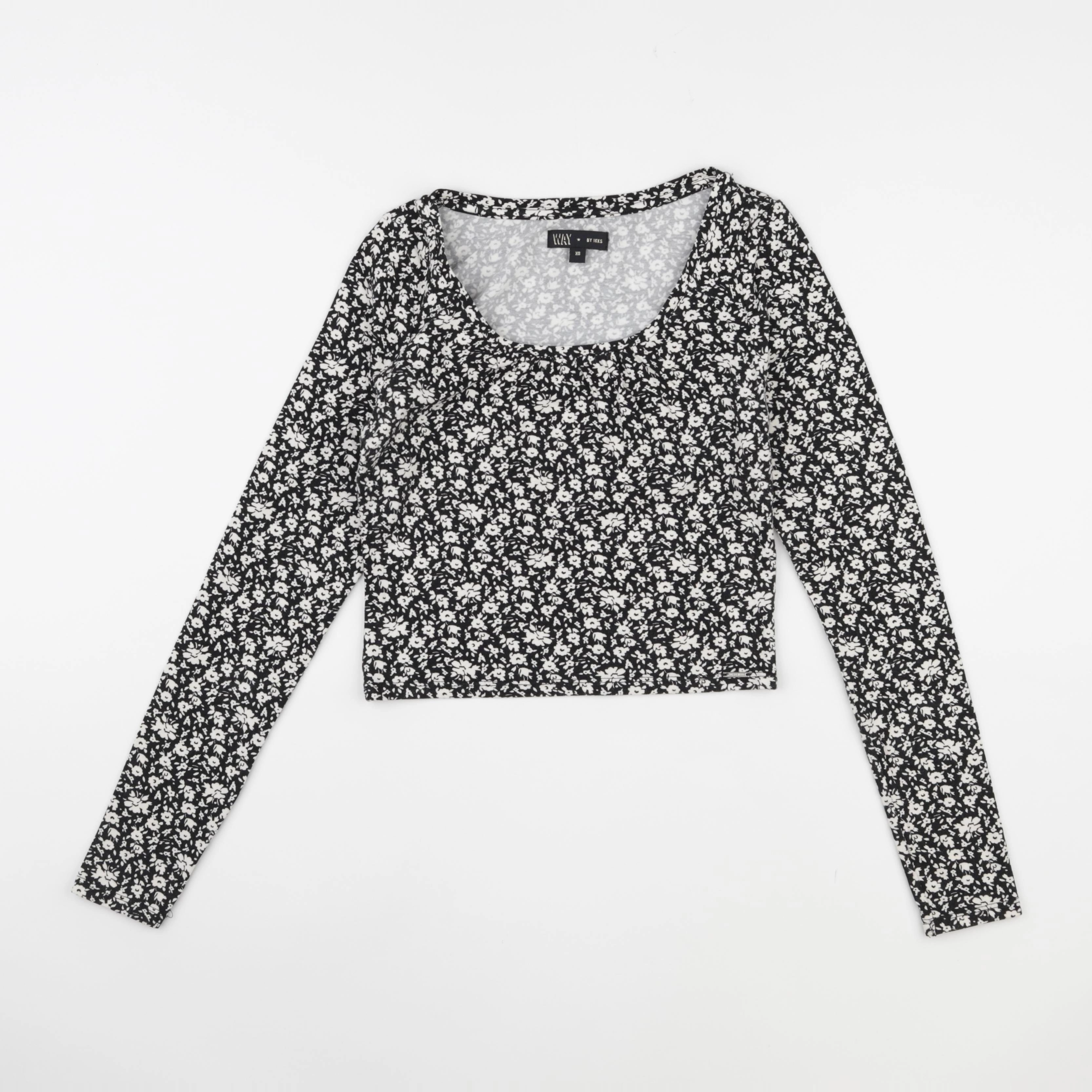IKKS - tee-shirt court noir - 12 ans