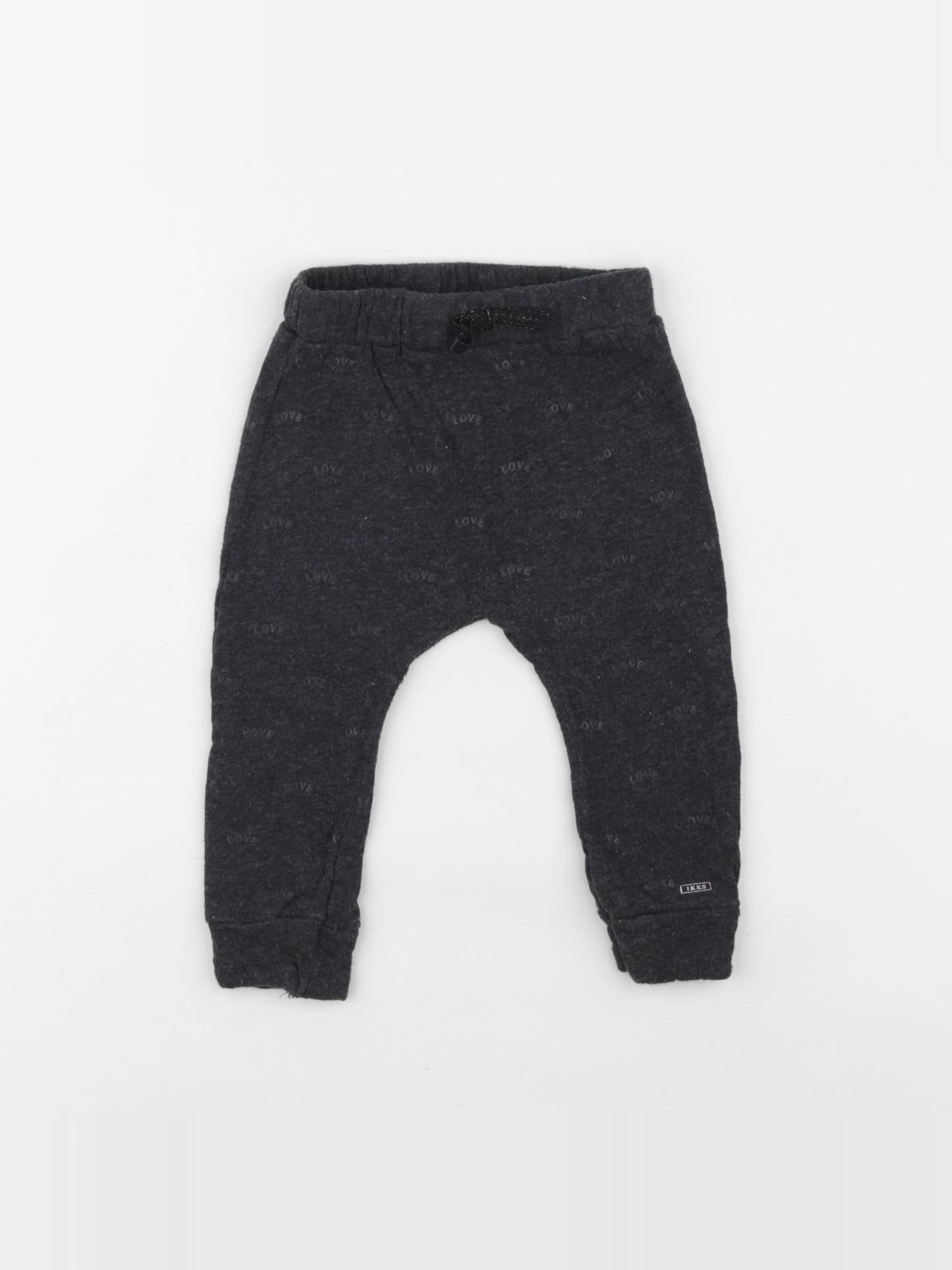 IKKS - sarouel gris - 12 mois