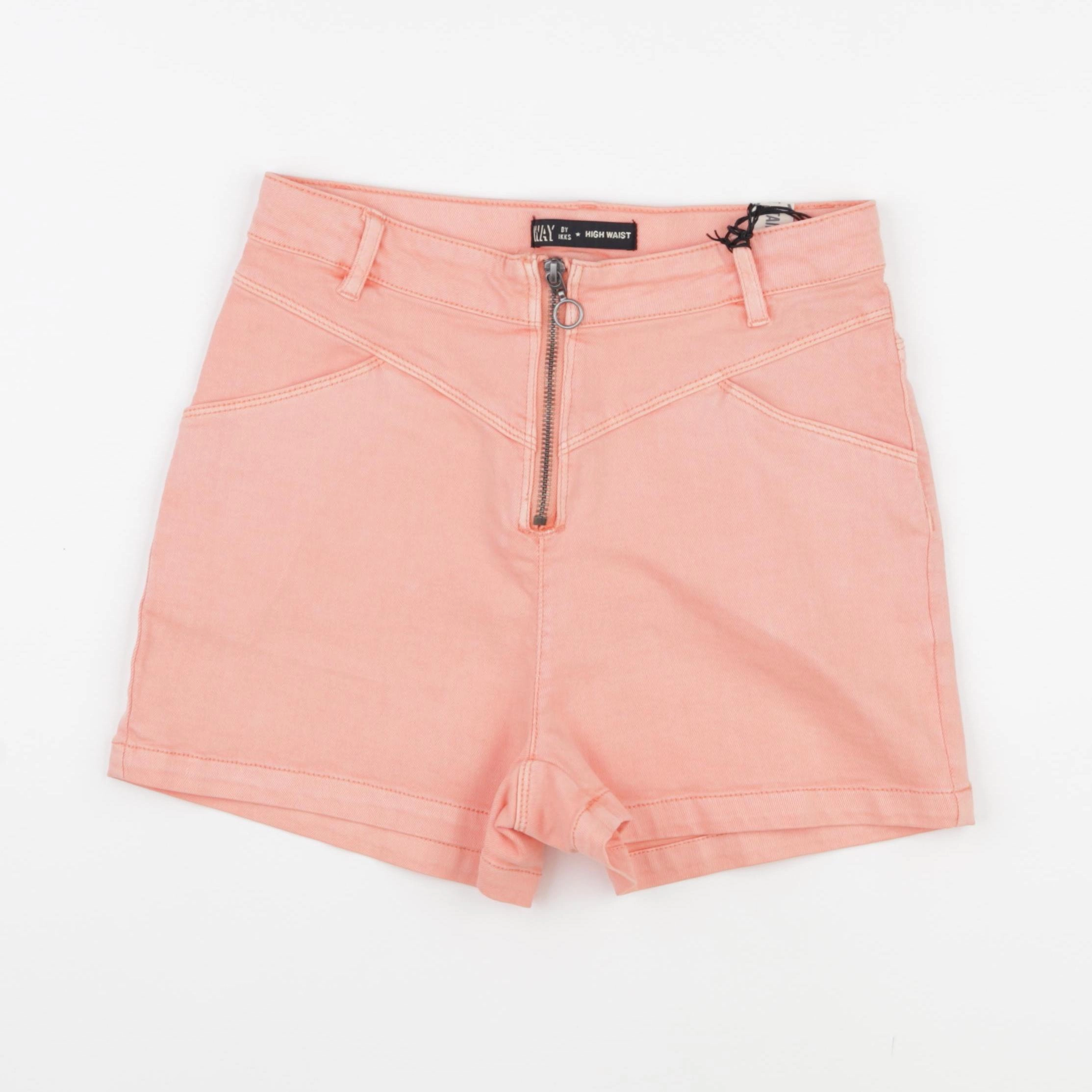 IKKS - short orange - 12 ans