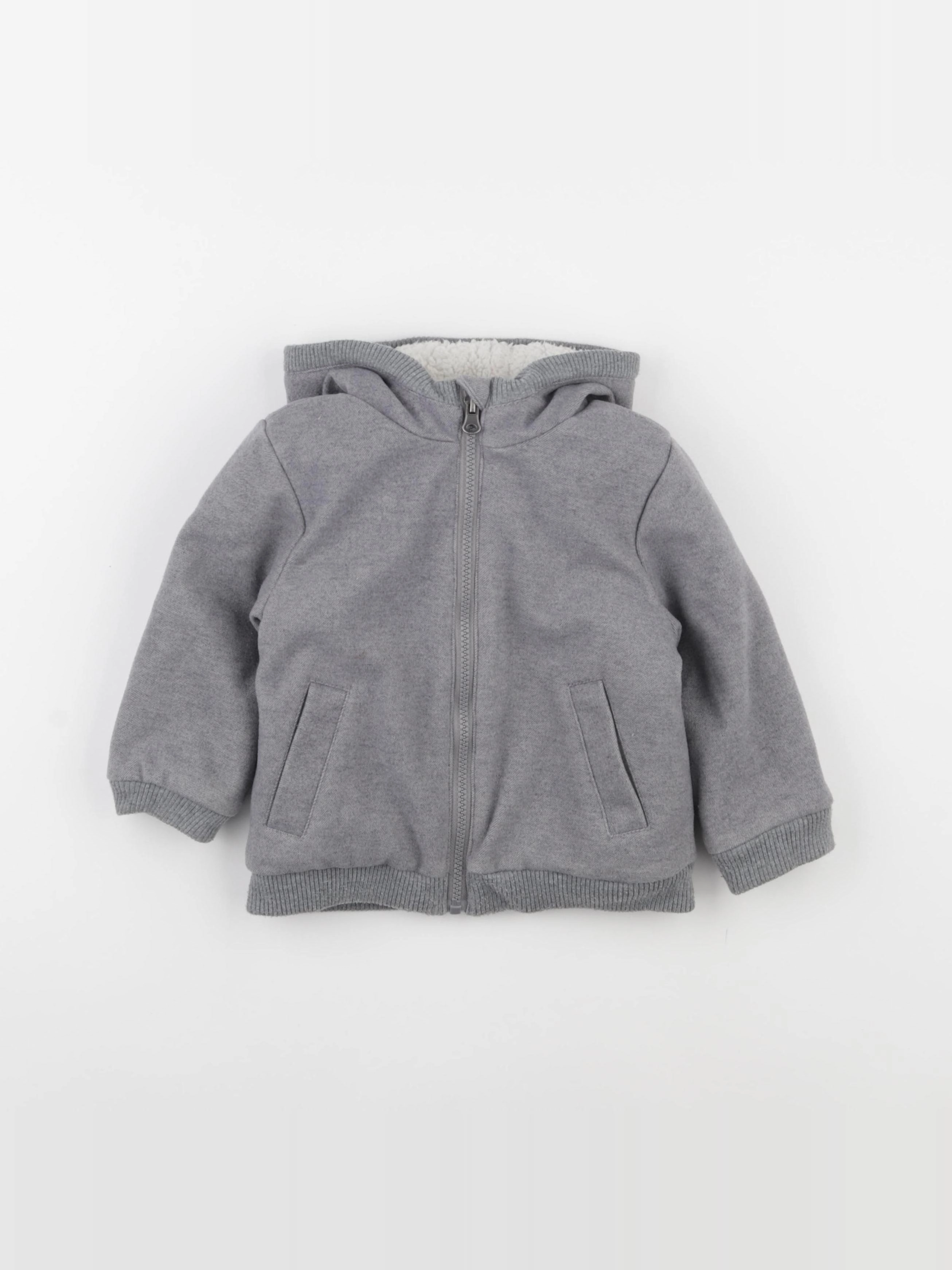 Vertbaudet - sweat gris - 2 ans
