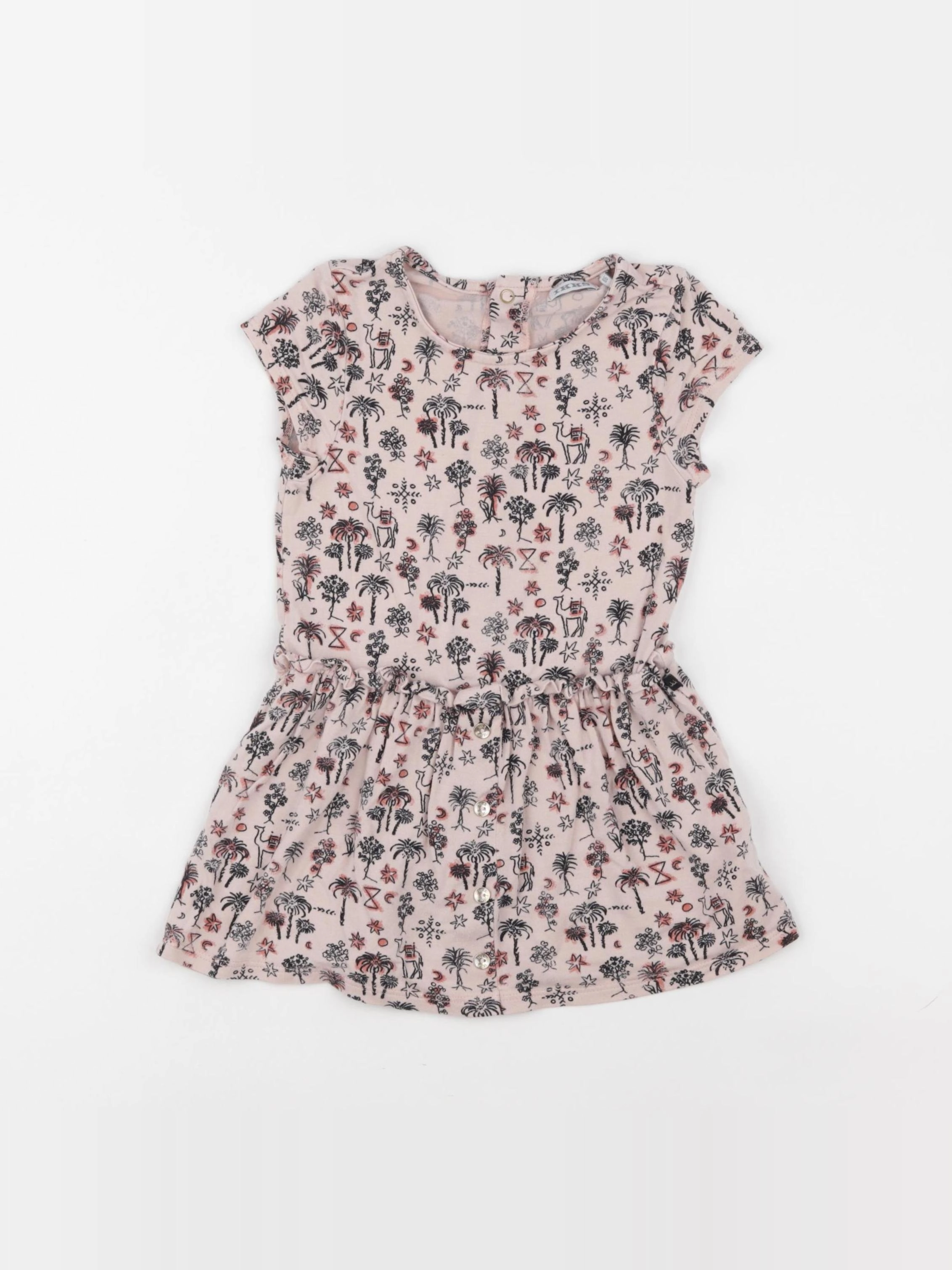 IKKS - robe rose - 2 ans