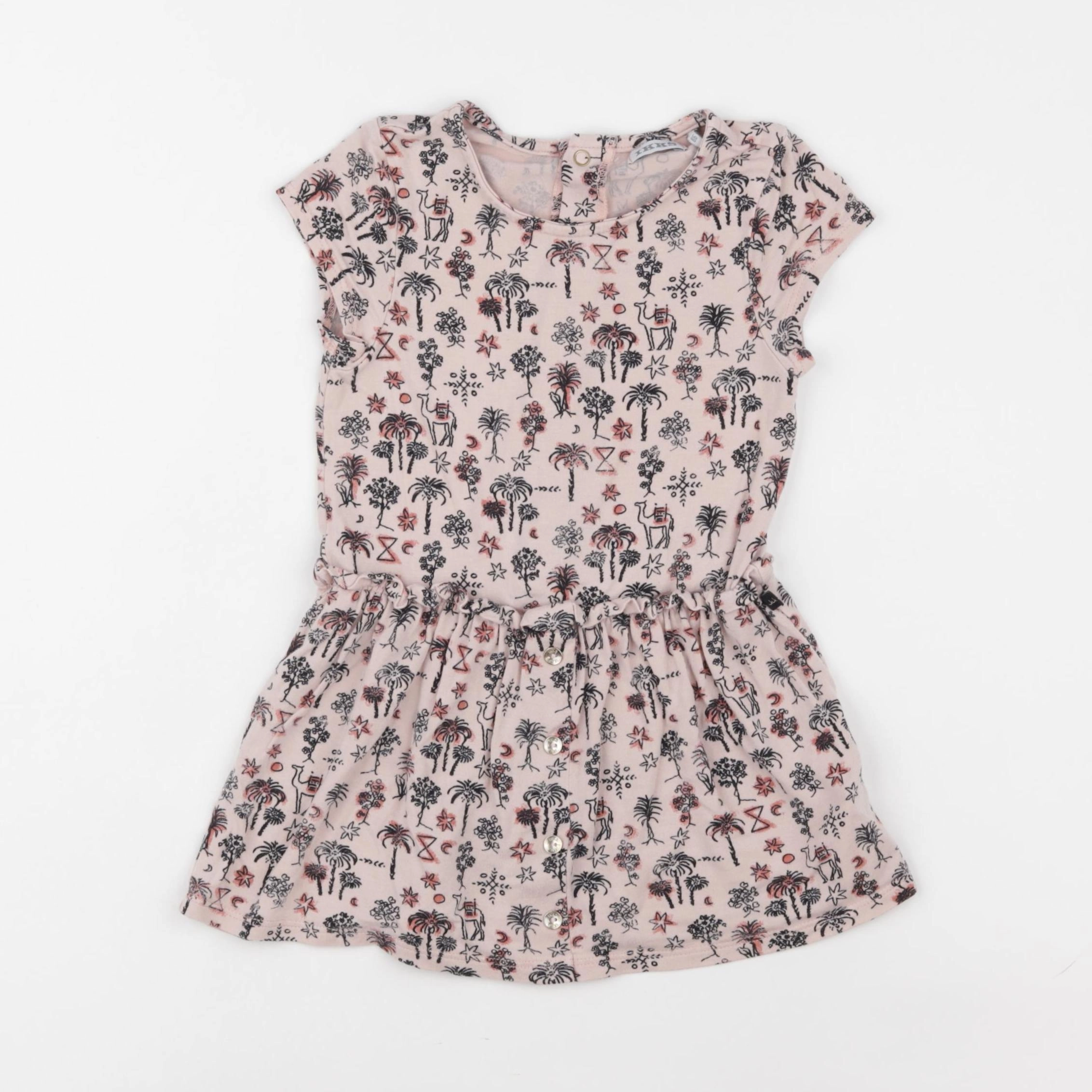 IKKS - robe rose - 2 ans