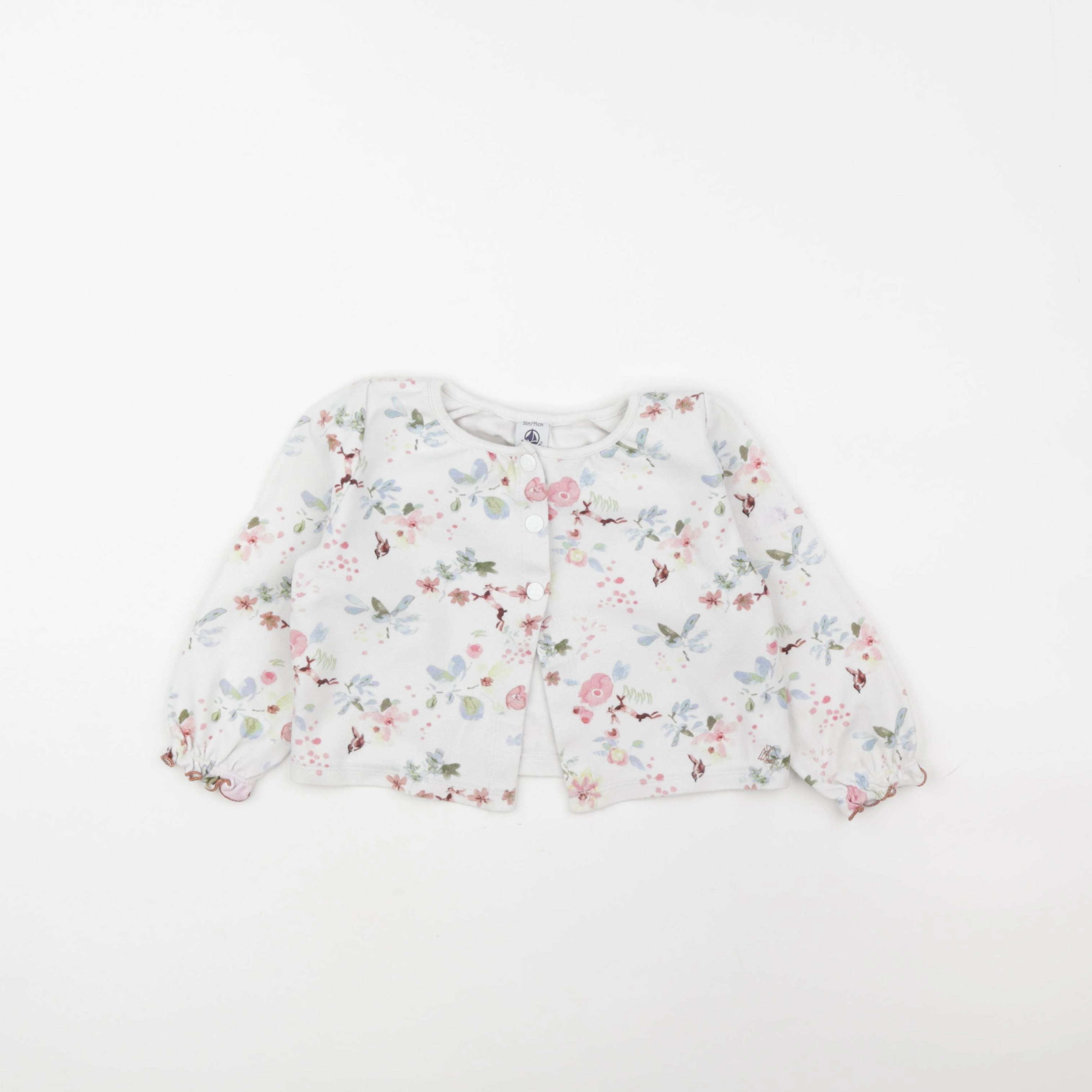 Petit Bateau - sweat multicolore - 36 mois