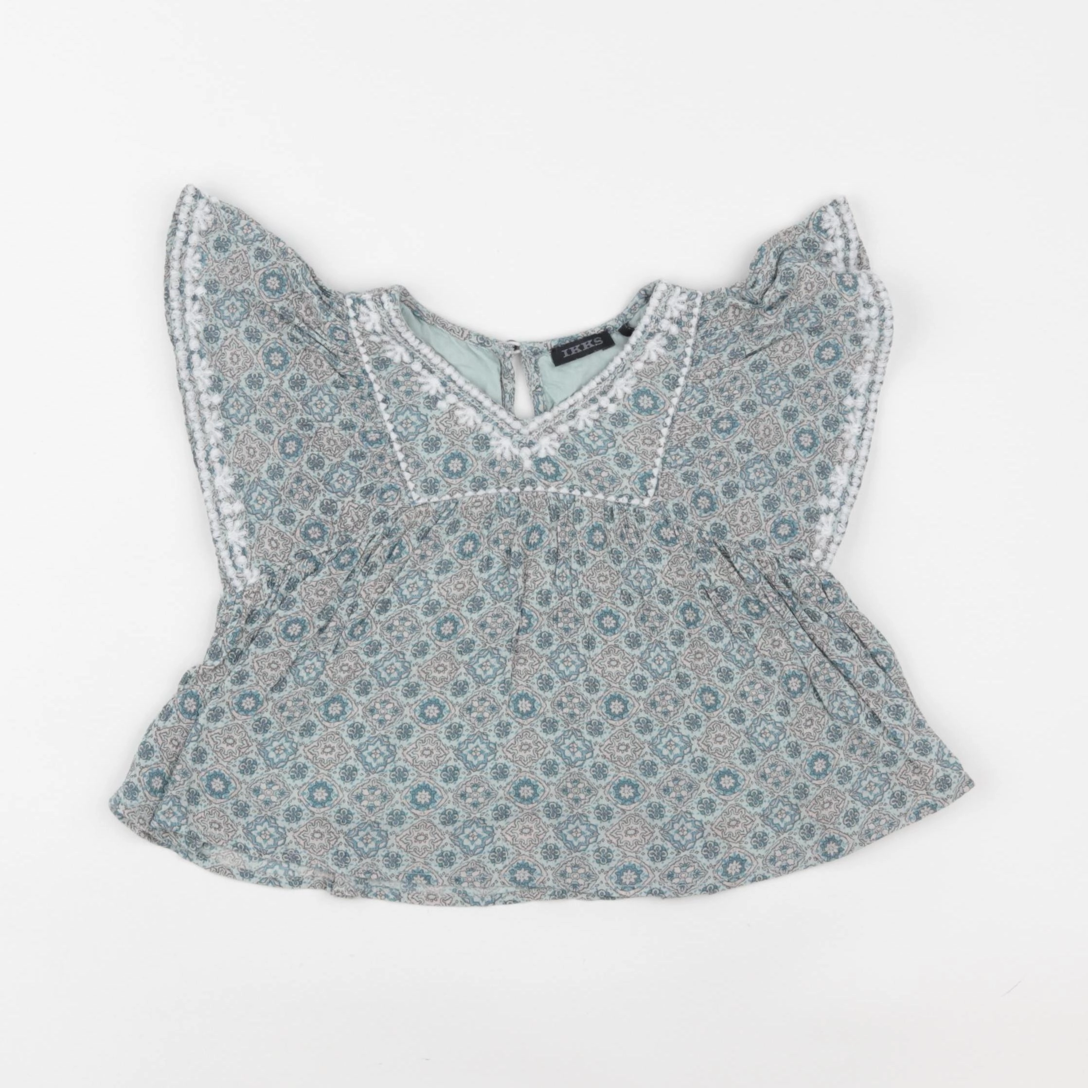IKKS - blouse vert - 3 ans
