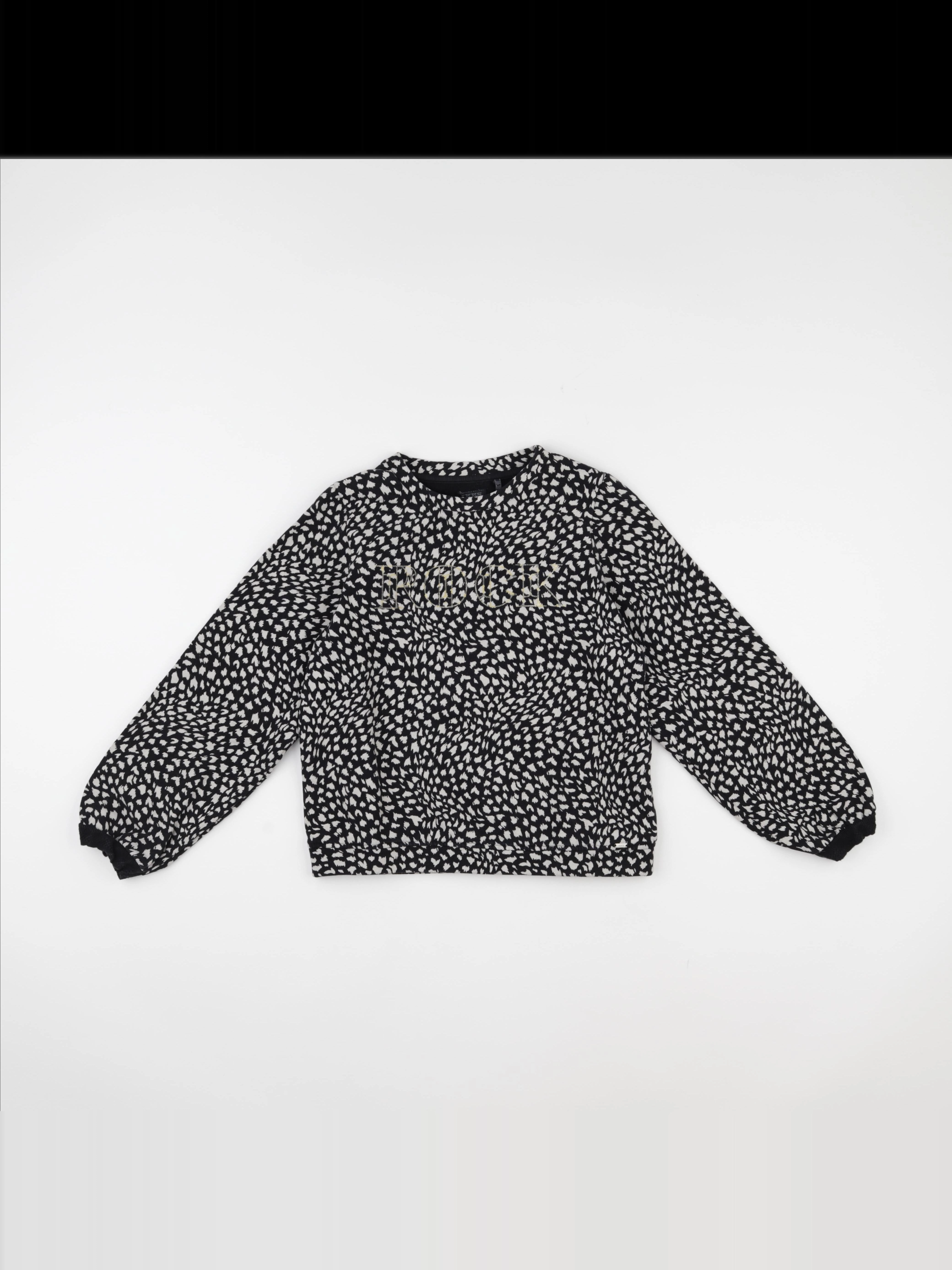 IKKS - sweat noir - 10 ans