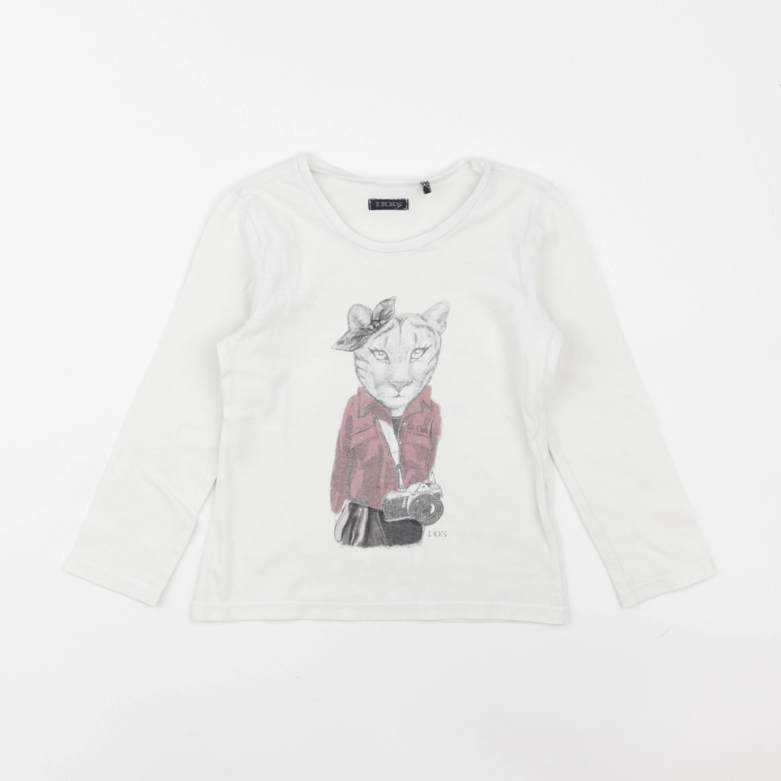 IKKS - tee-shirt beige - 3 ans