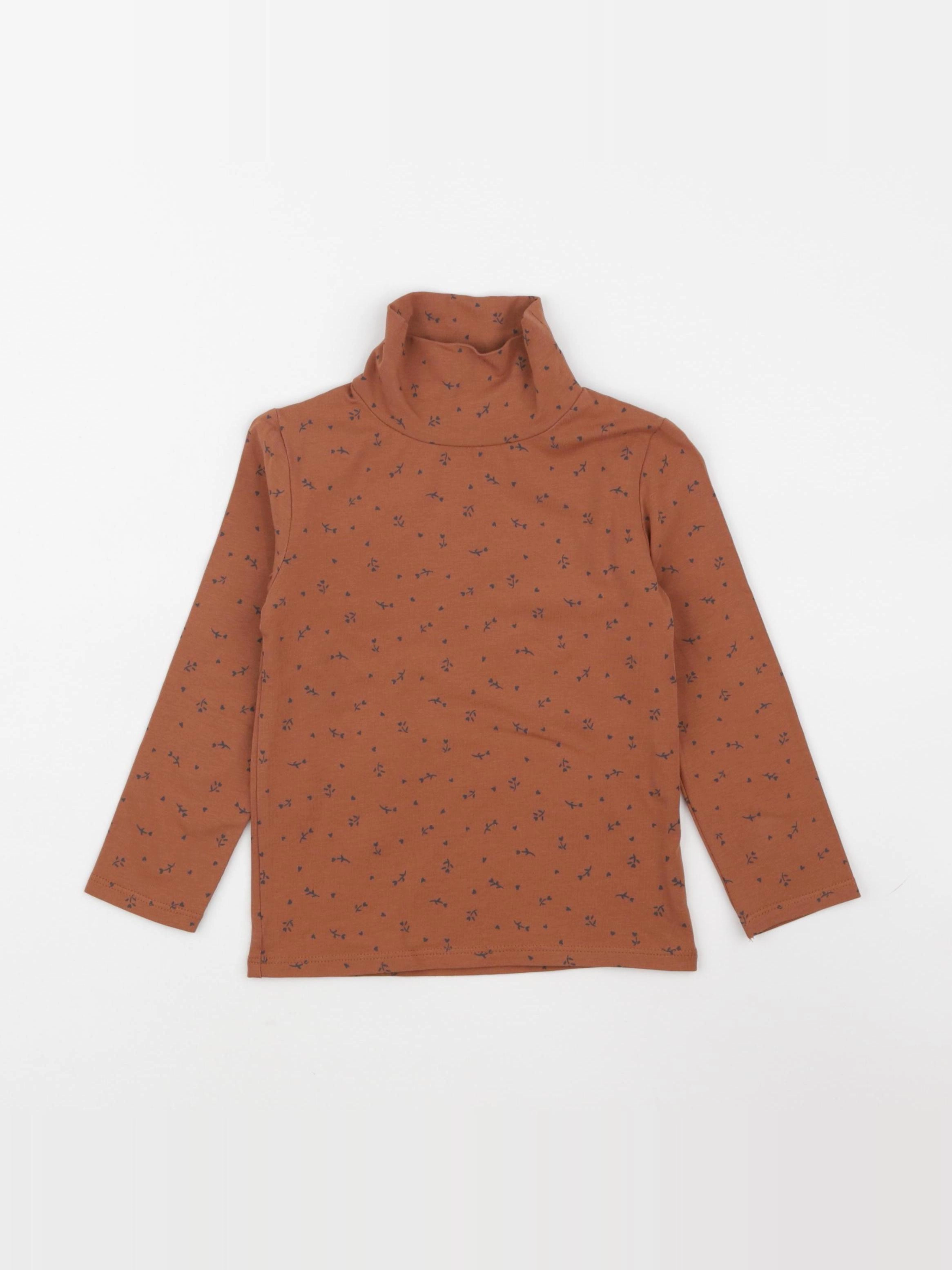 Vertbaudet - sous-pull marron - 3 ans