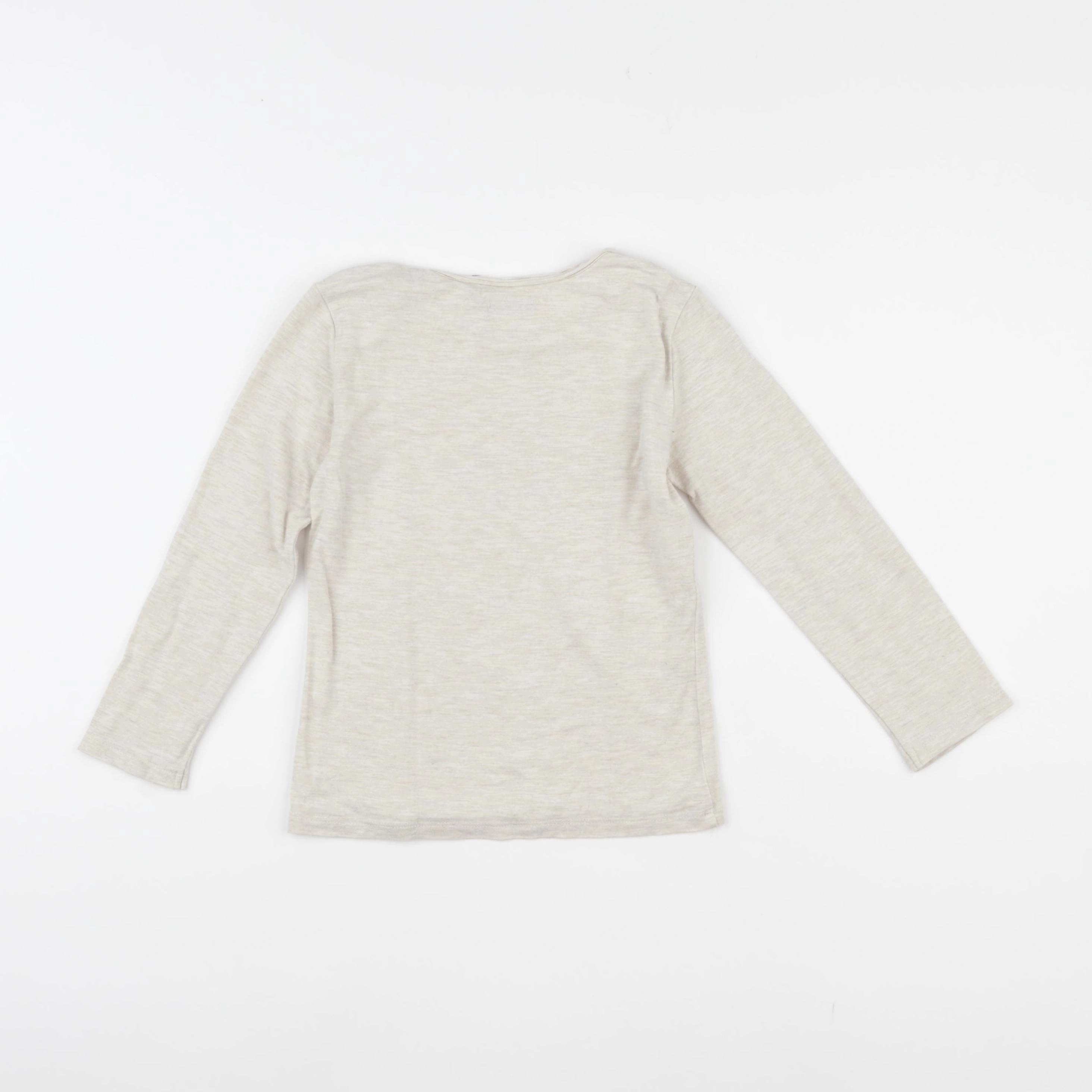 IKKS - tee-shirt beige - 4 ans