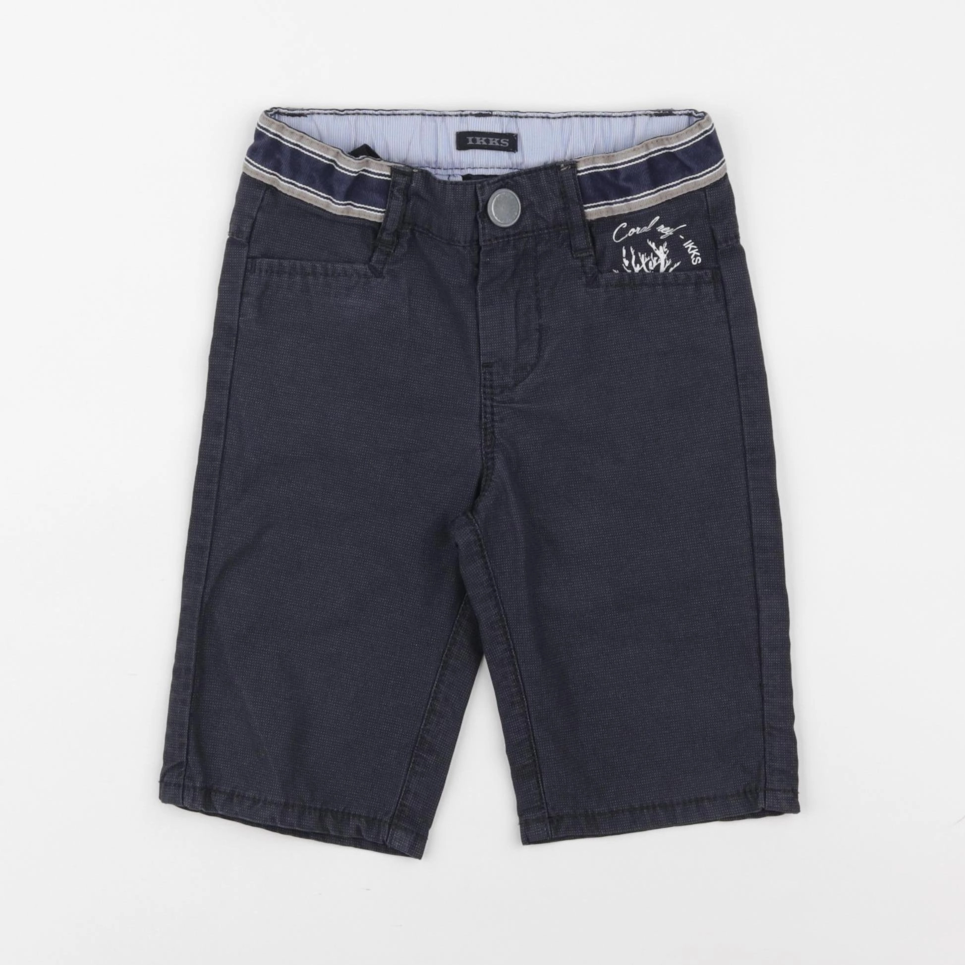 IKKS - short bleu - 4 ans