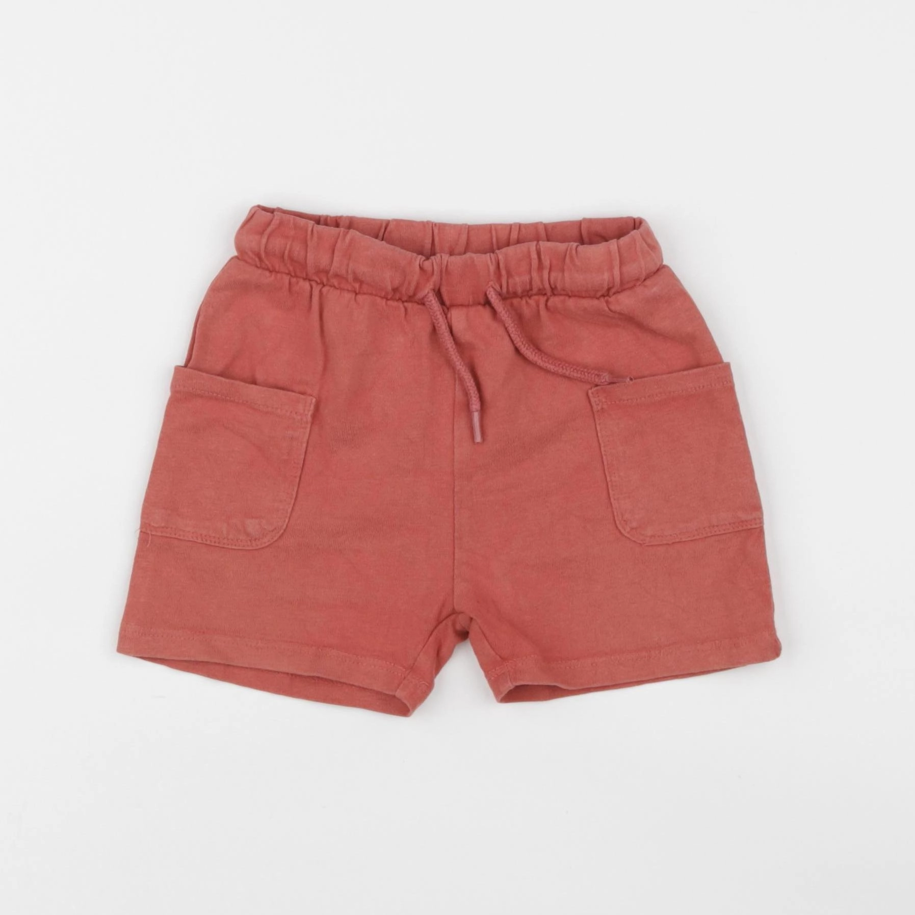 Vertbaudet - short rouge - 12 mois