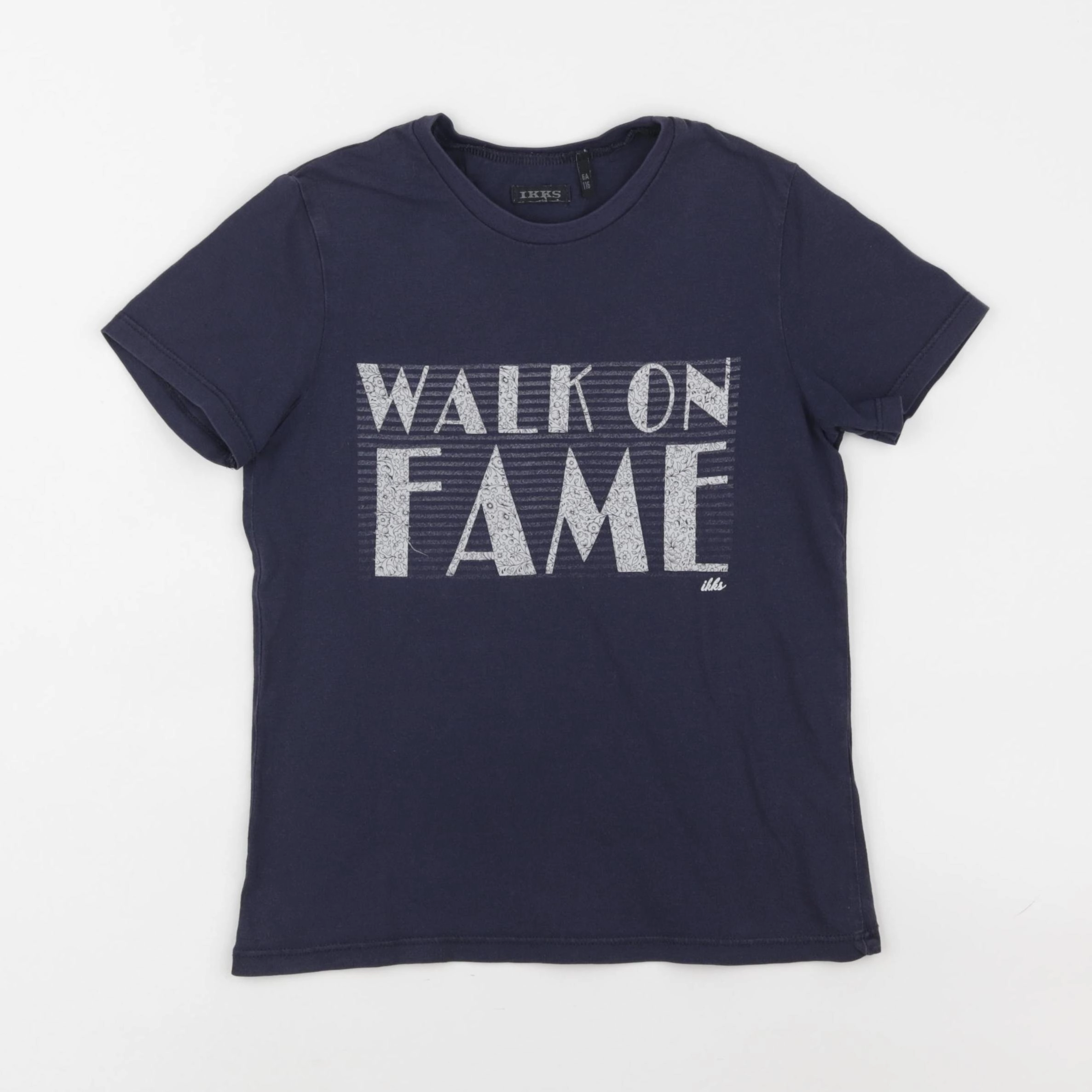IKKS - tee-shirt bleu - 6 ans
