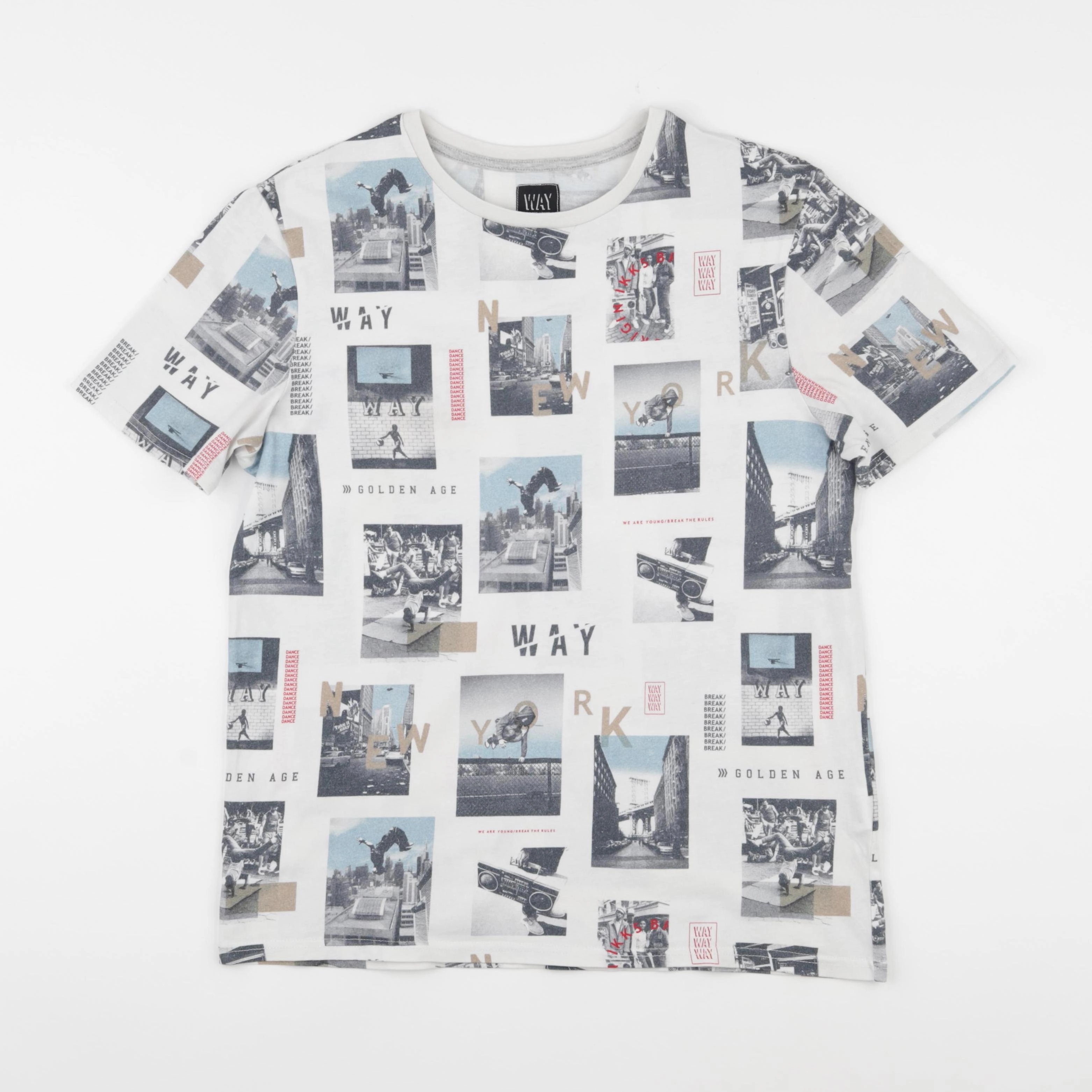 IKKS - tee-shirt multicolore - 16 ans