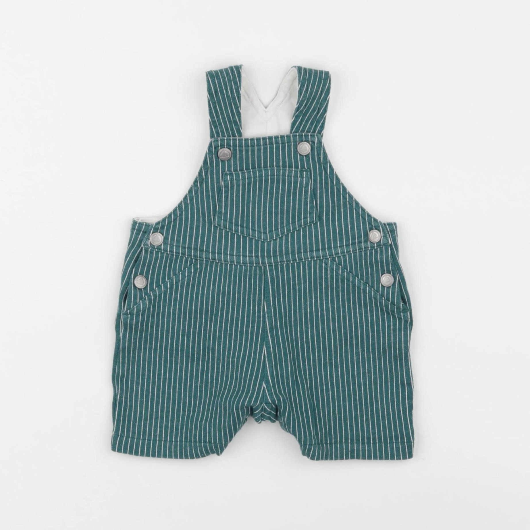 Petit Bateau - salopette vert - 3 mois