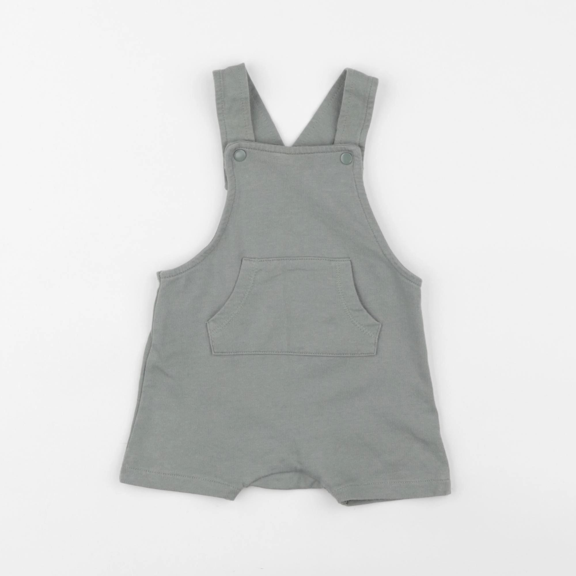 H&M - salopette vert - 1/3 mois