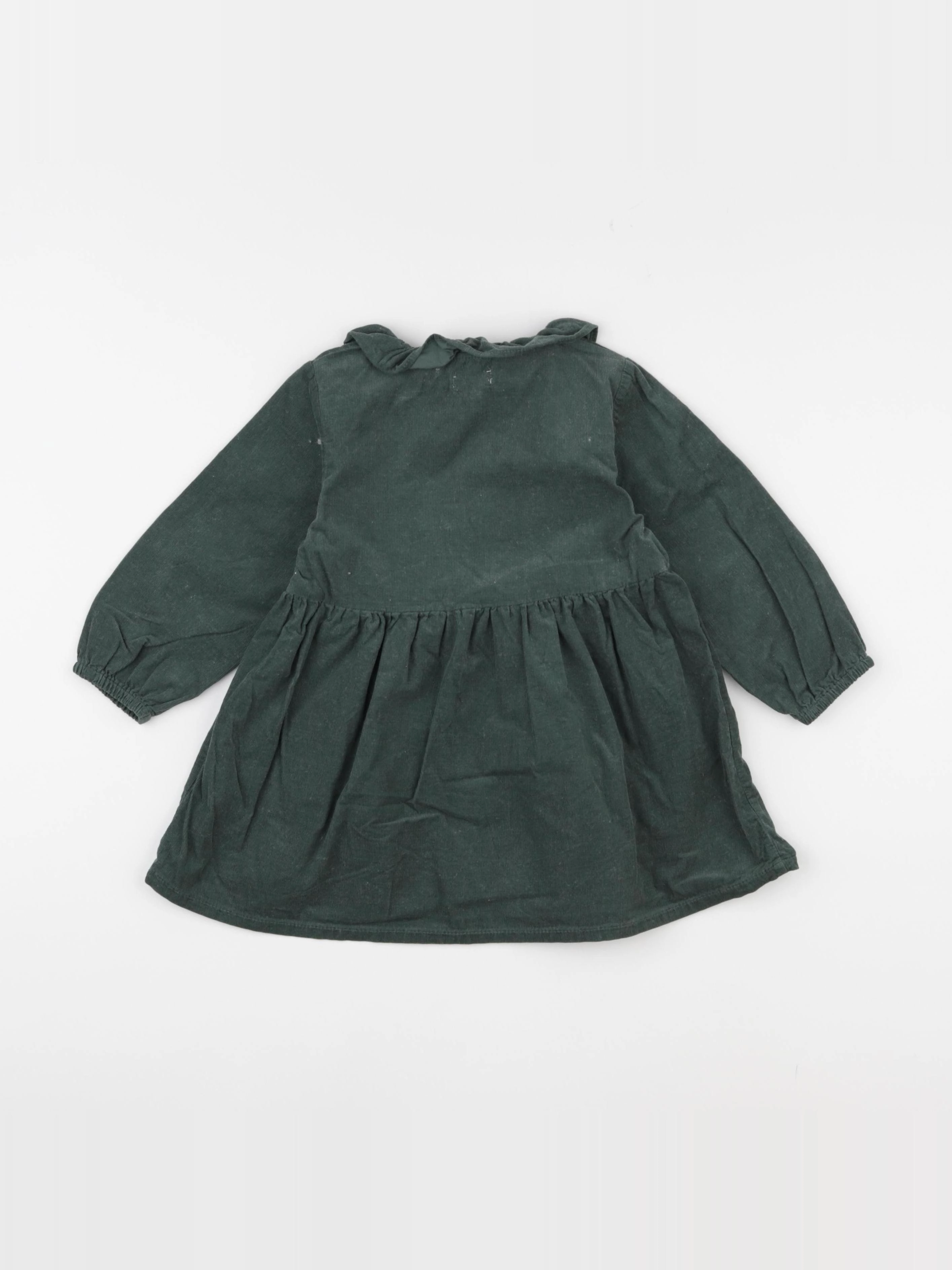 Vertbaudet - robe vert - 24 mois