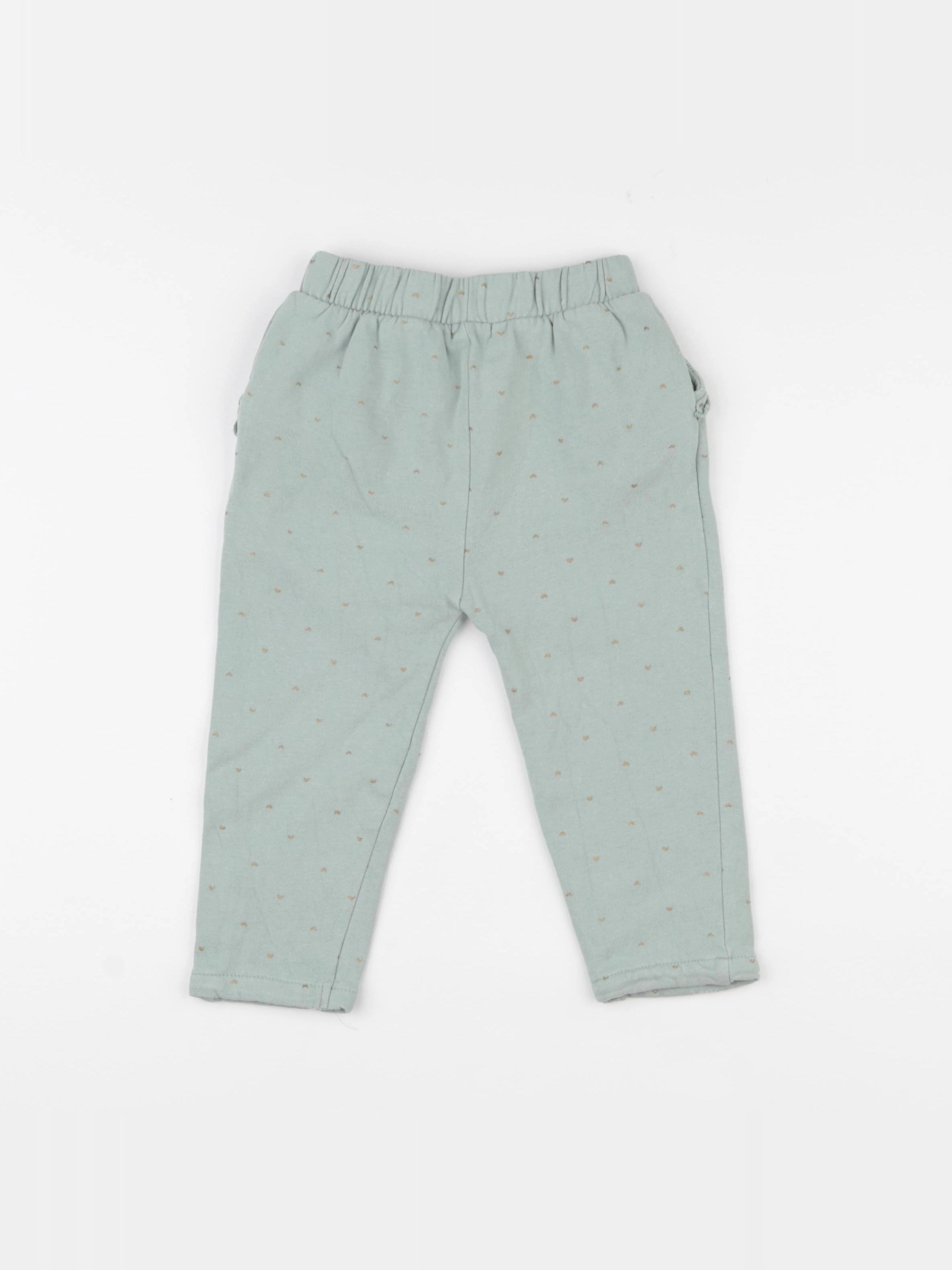 Vertbaudet - pantalon vert - 24 mois