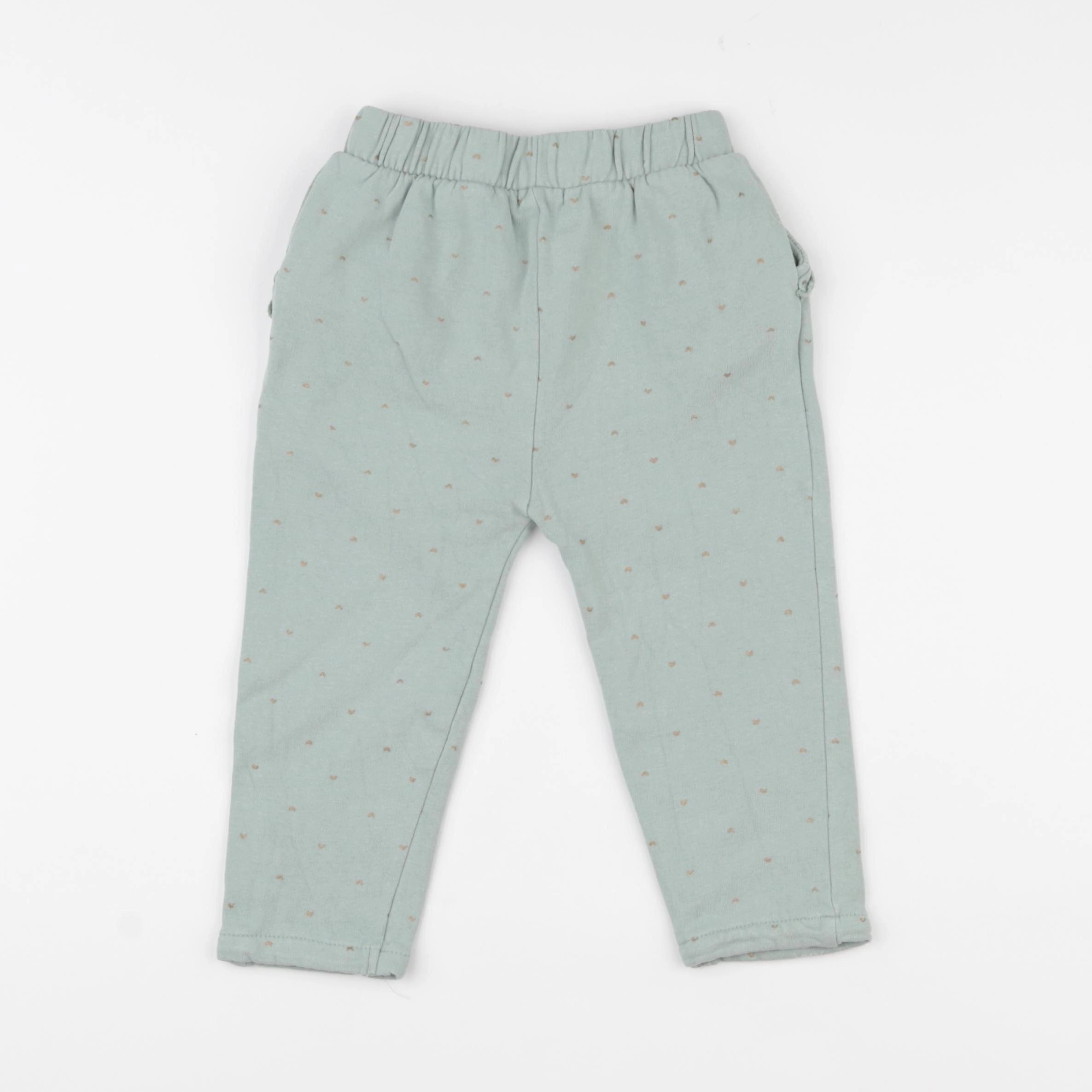 Vertbaudet - pantalon vert - 24 mois