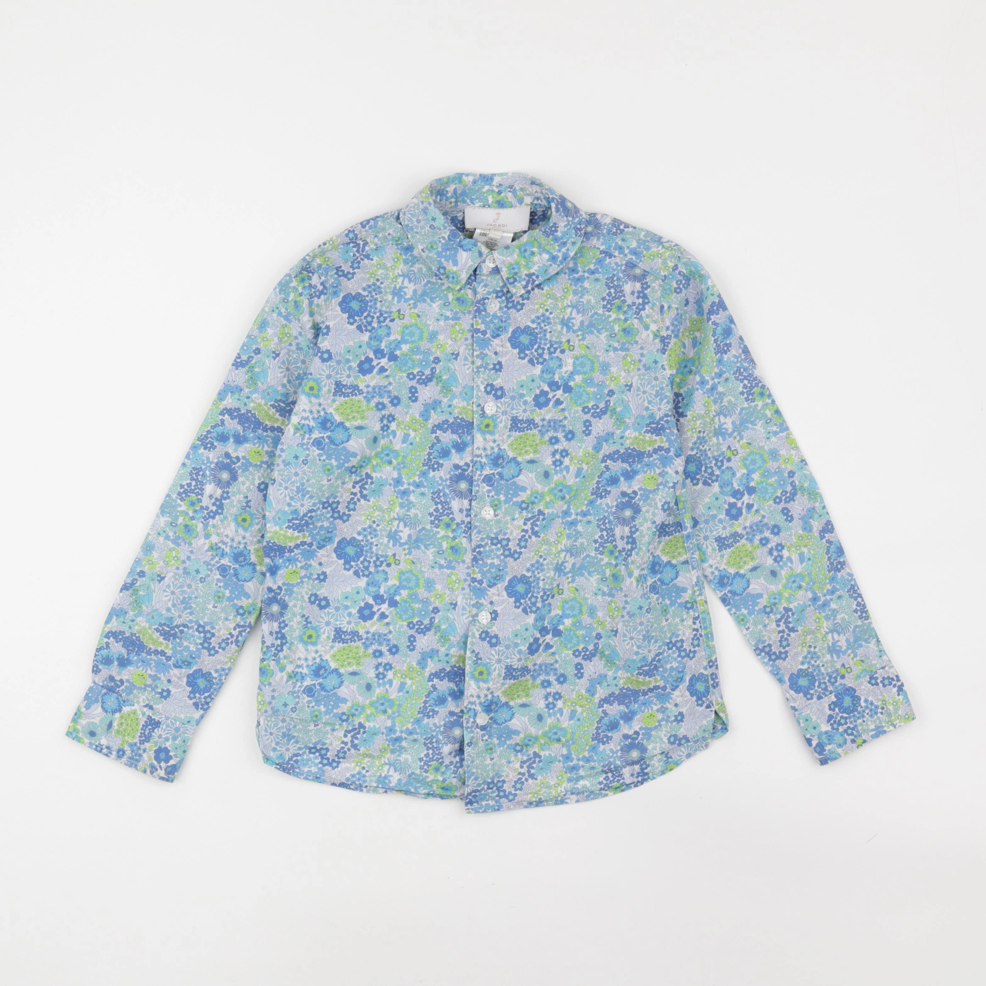 Jacadi - blouse liberty bleu - 8 ans