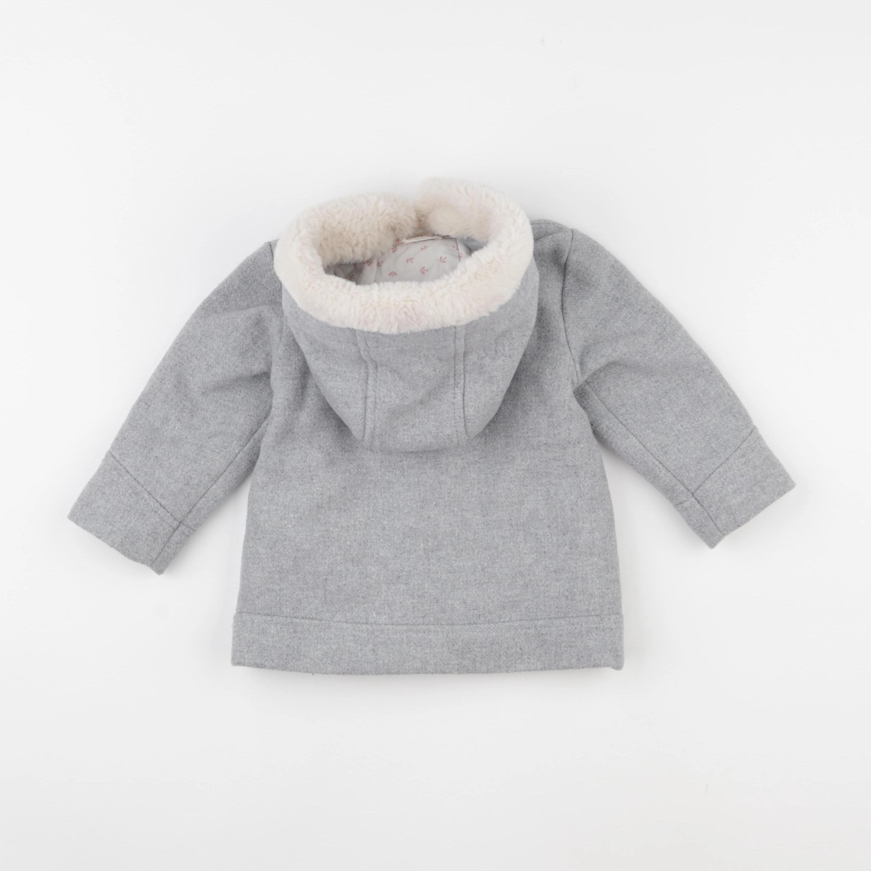 Vertbaudet - manteau gris - 18 mois