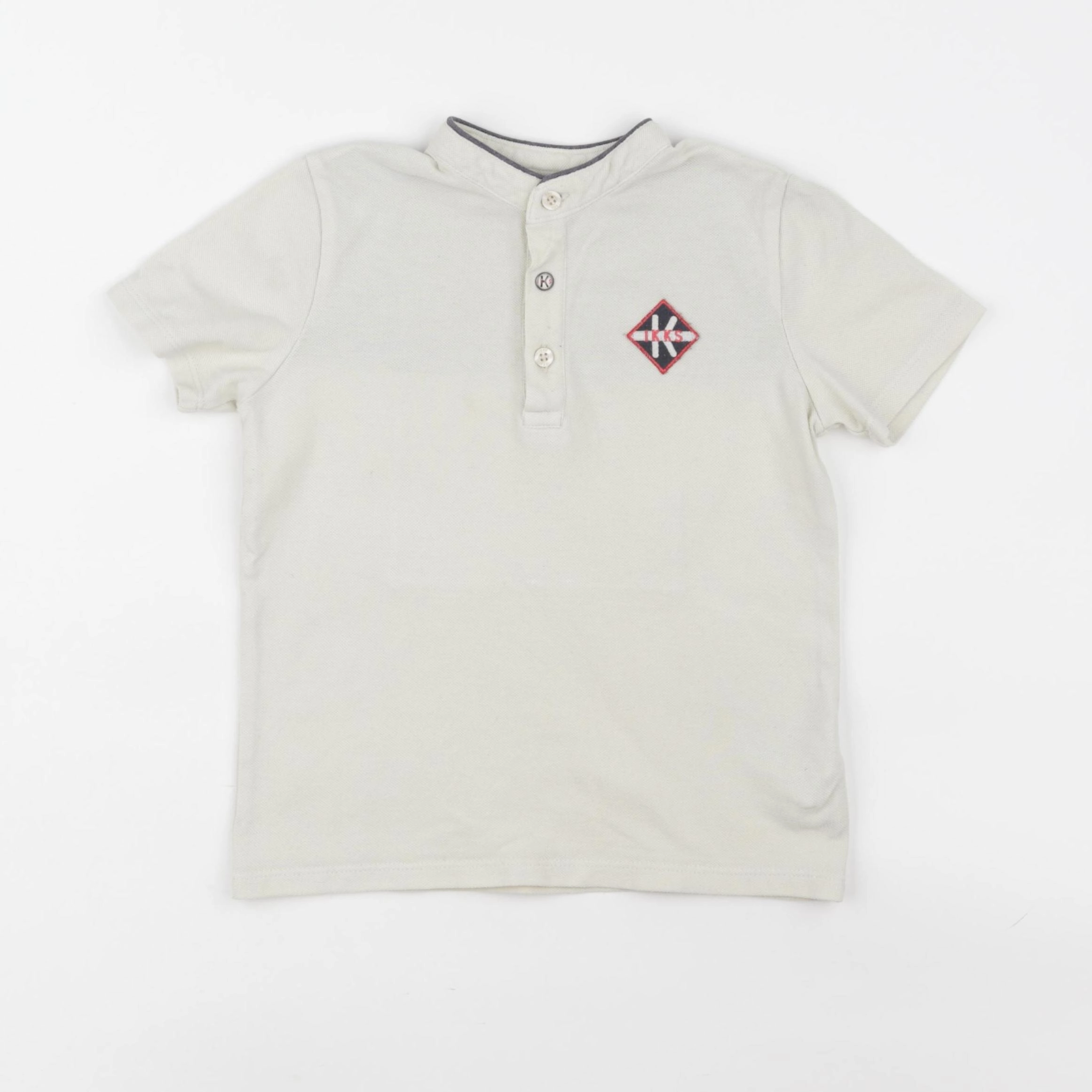 IKKS - polo imprimé au dos blanc - 3 ans