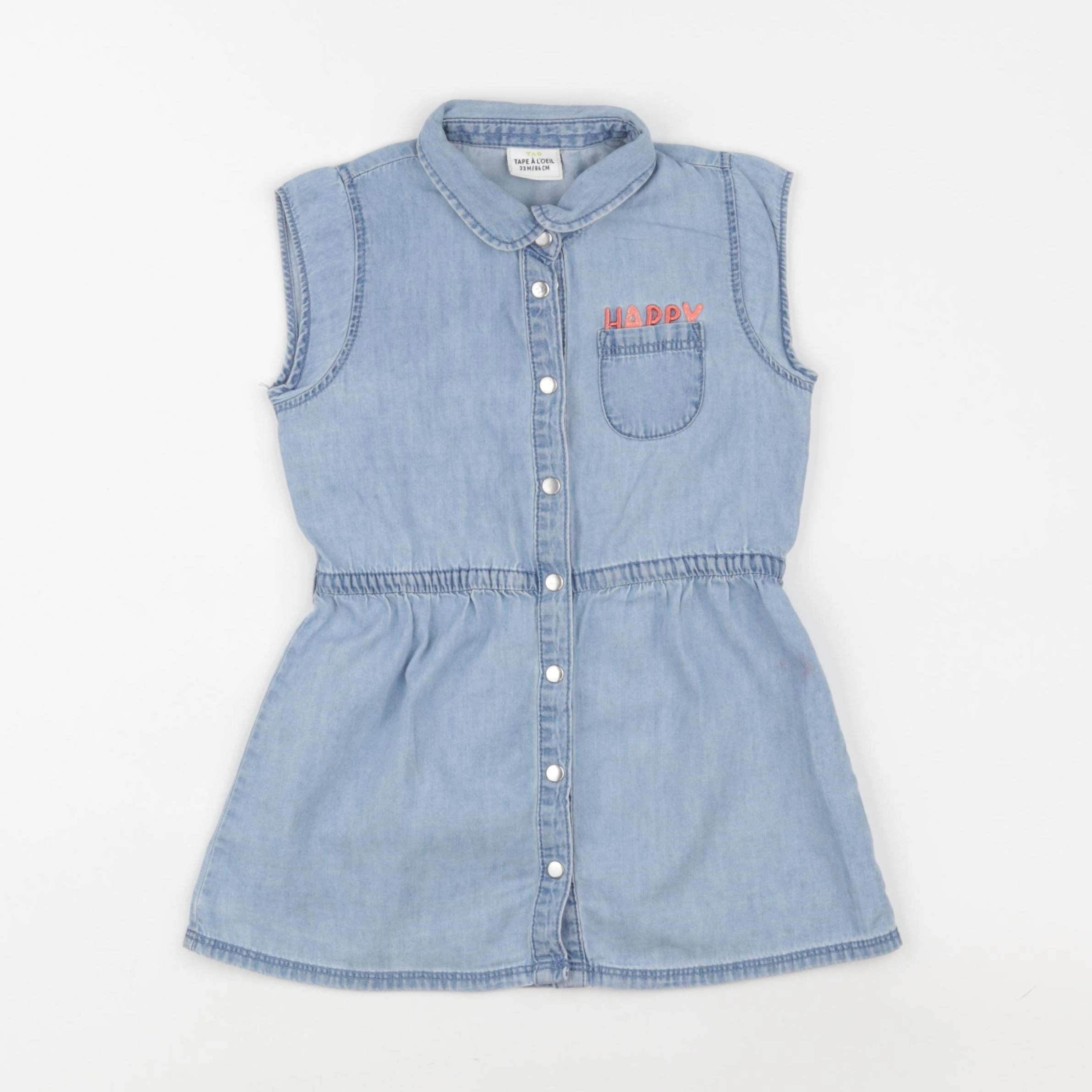 Tape à l'oeil - robe bleu - 24 mois
