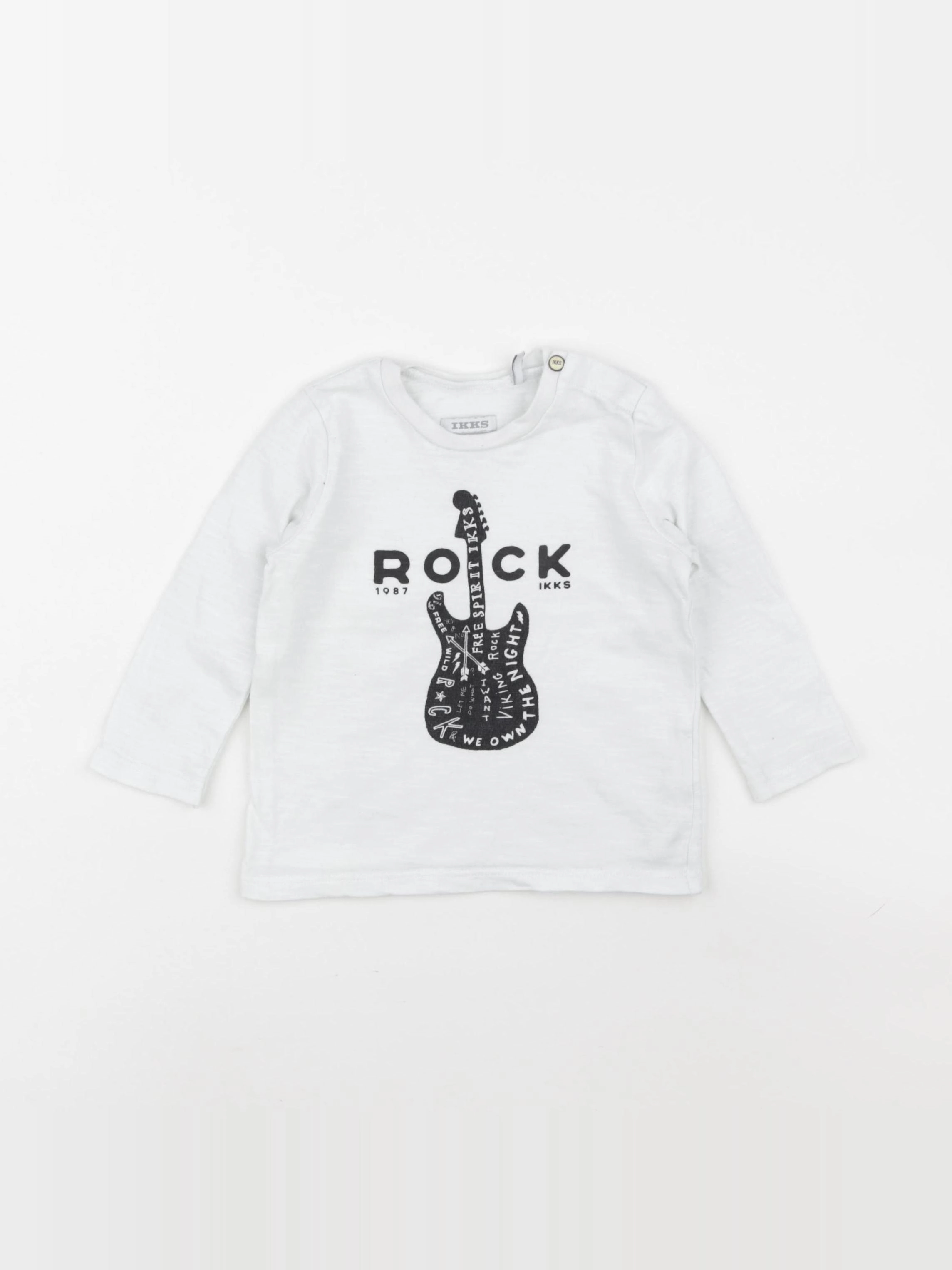 IKKS - tee-shirt blanc - 12 mois