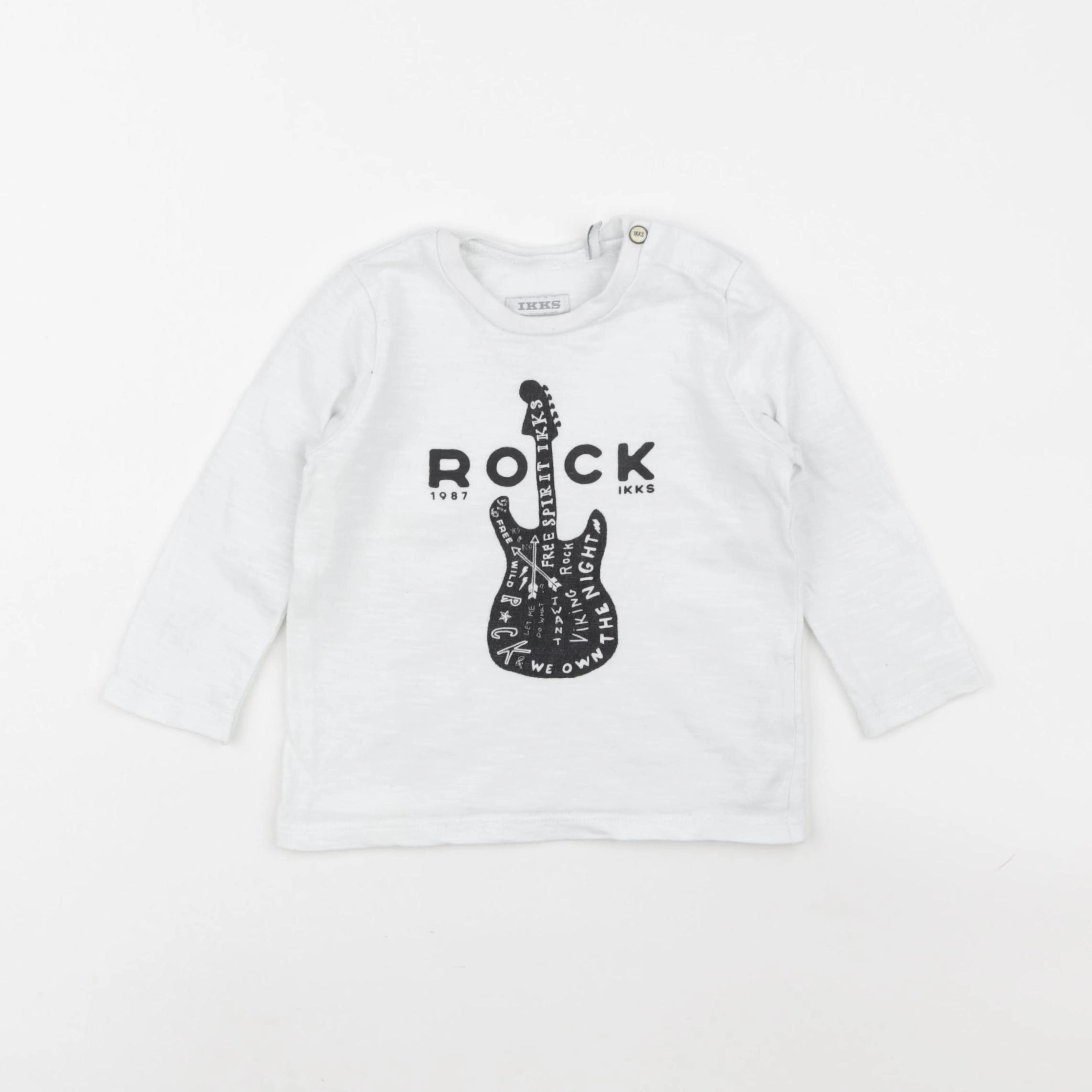 IKKS - tee-shirt blanc - 12 mois